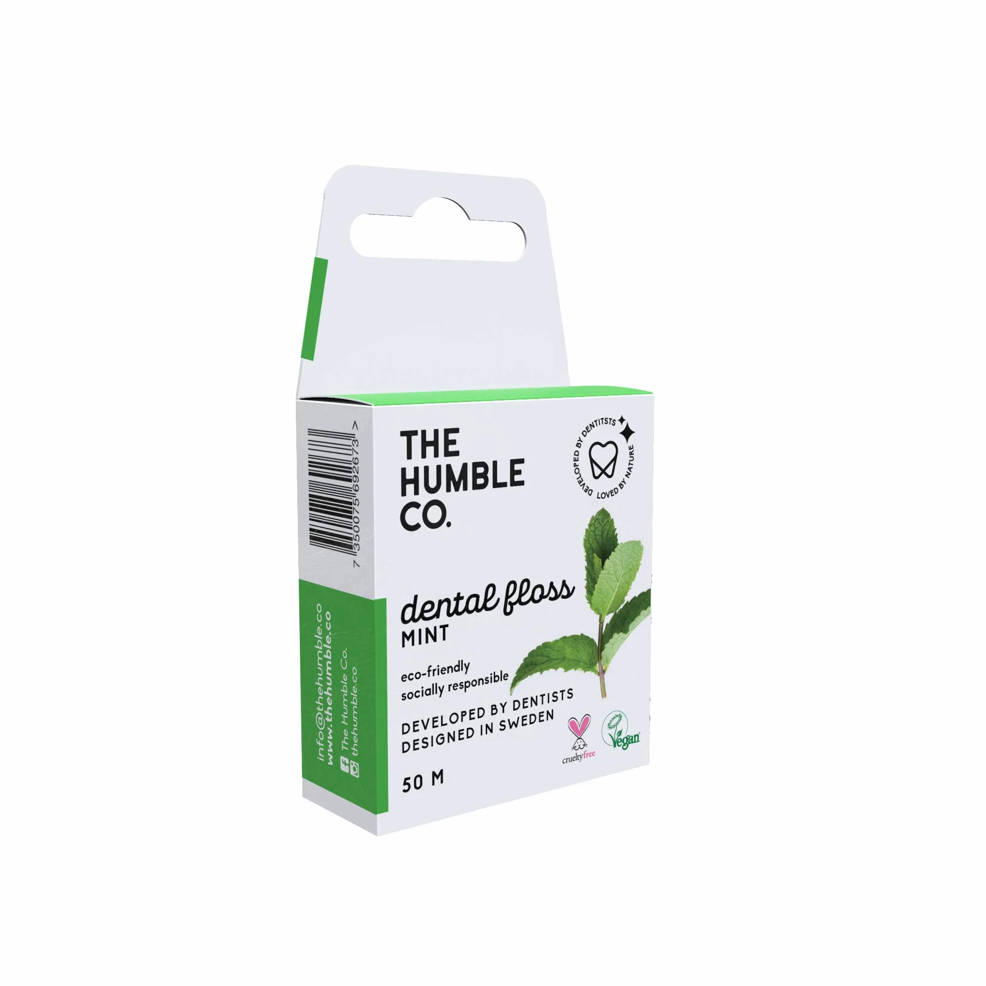 The Humble Co. Przędza dentystyczna Fresca Eco Vegan 50 m, The Humble, 300 g
