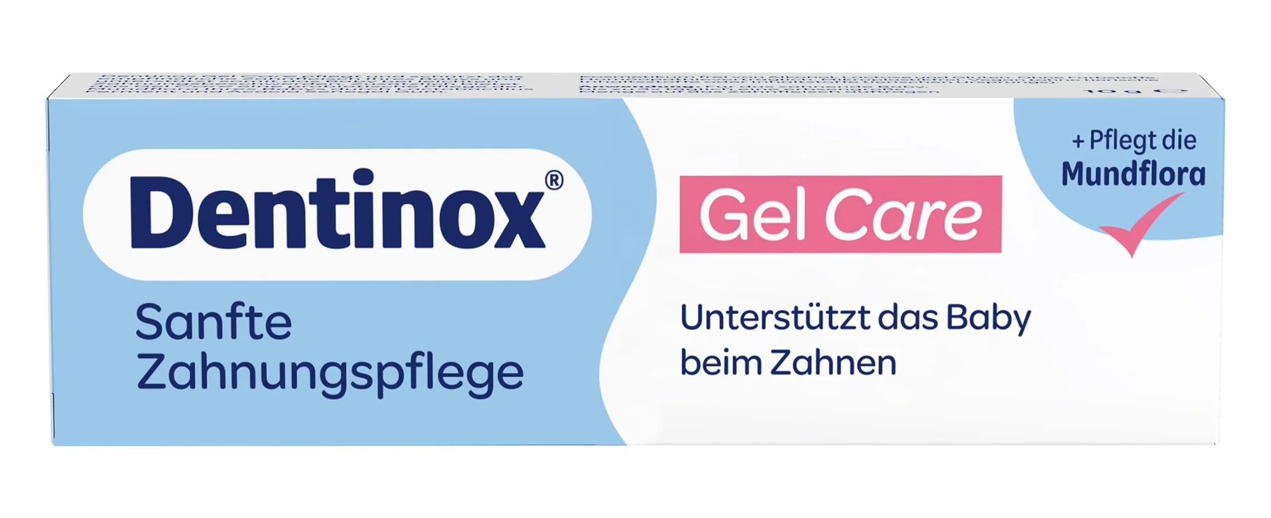 Dentinox Gel Care – delikatna pielęgnacja dziąseł podczas ząbkowania – wsparcie codziennej pielęgnacji jamy ustnej dla niemowląt – 10 g