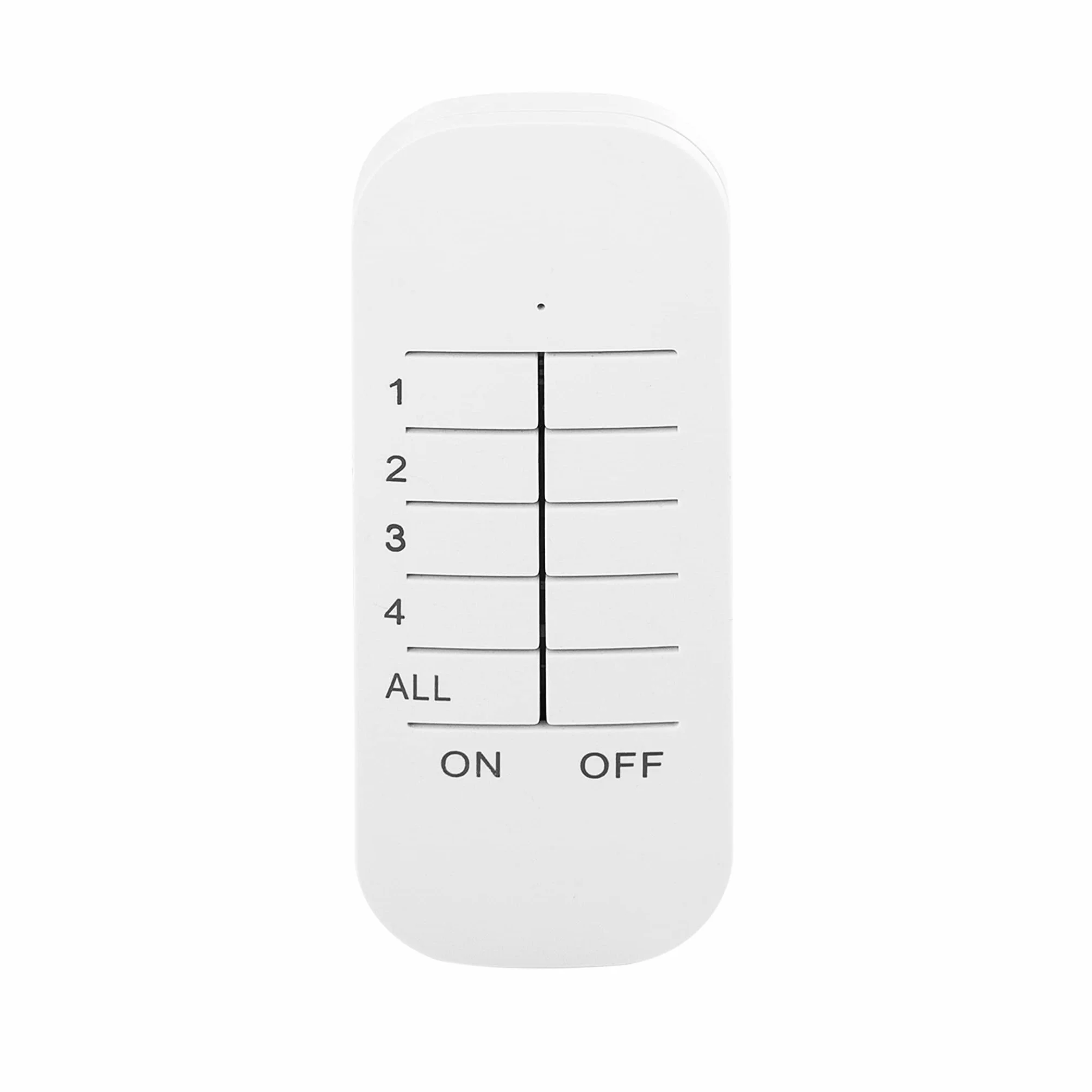 Smartwares 4-kanałowy pilot zdalnego sterowania – Plug & Connect – zasięg do 30 m – nadajnik wewnętrzny – SH4-90152, biały