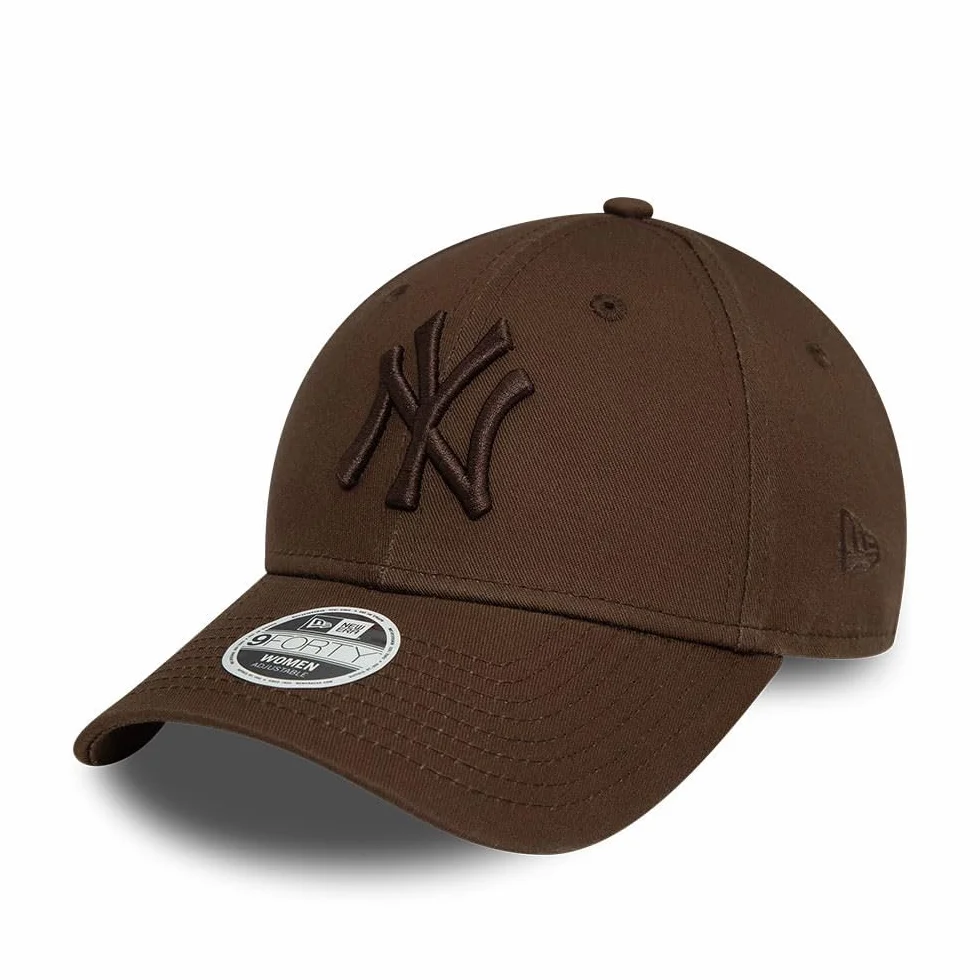 New Era New York Yankees MLB League Essential Tonal Walnut 9Forty regulowana czapka damska