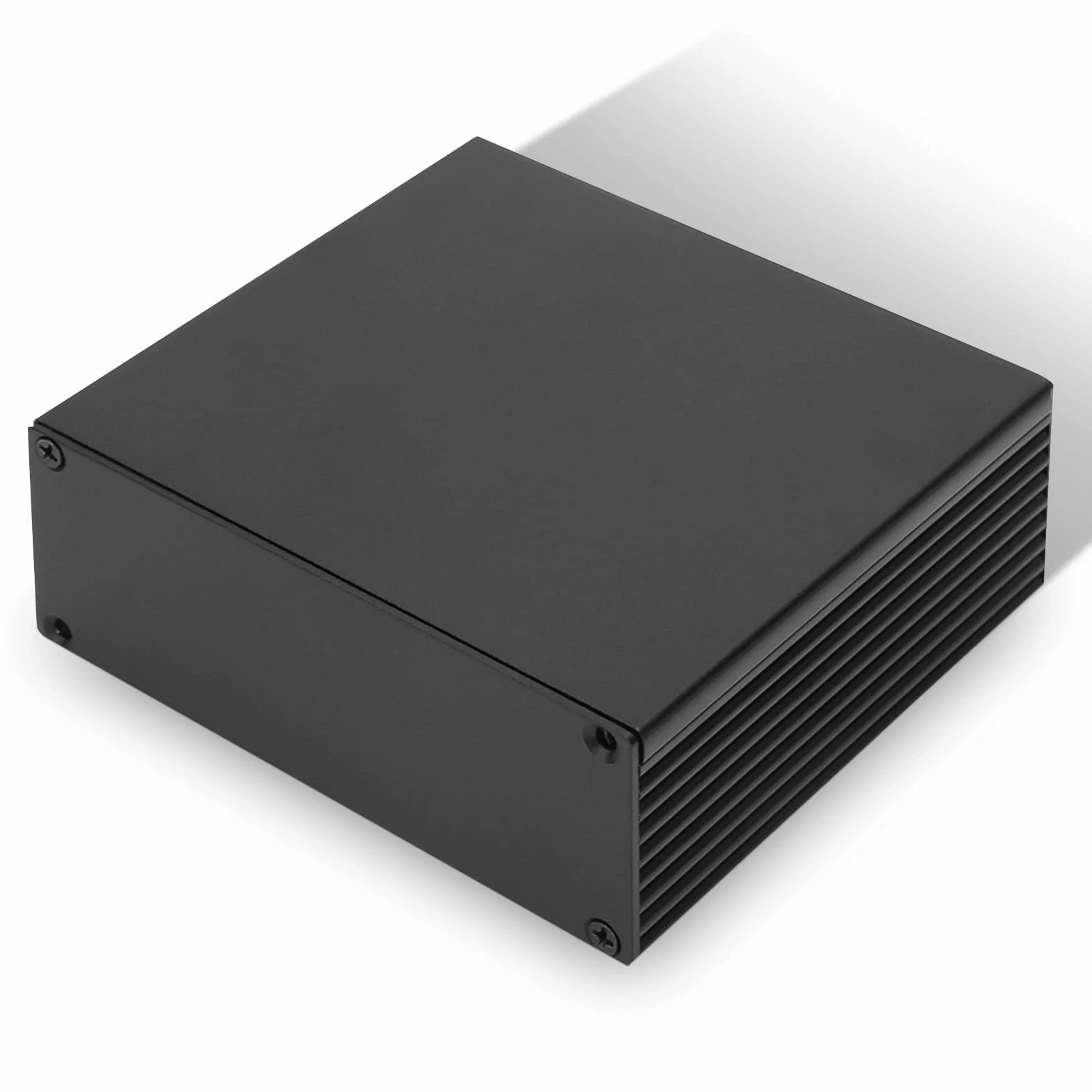 Aluminiowa skrzynka chłodząca, płytka drukowana, pudełko na instrumenty PCB DIY elektroniczna obudowa projektowa do produktów elektronicznych