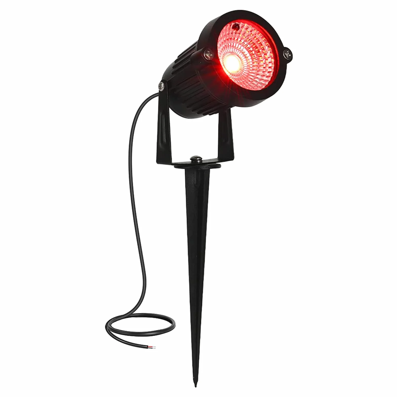 Reflektor LED do ogrodu, oświetlenie sieciowe, wodoszczelność IP66, 5 W, 12 V DC, zmiana kolorów, oświetlenie krajobrazowe, oświetlenie niskonapięciowe, oświetlenie zewnętrzne za pomocą śledzi