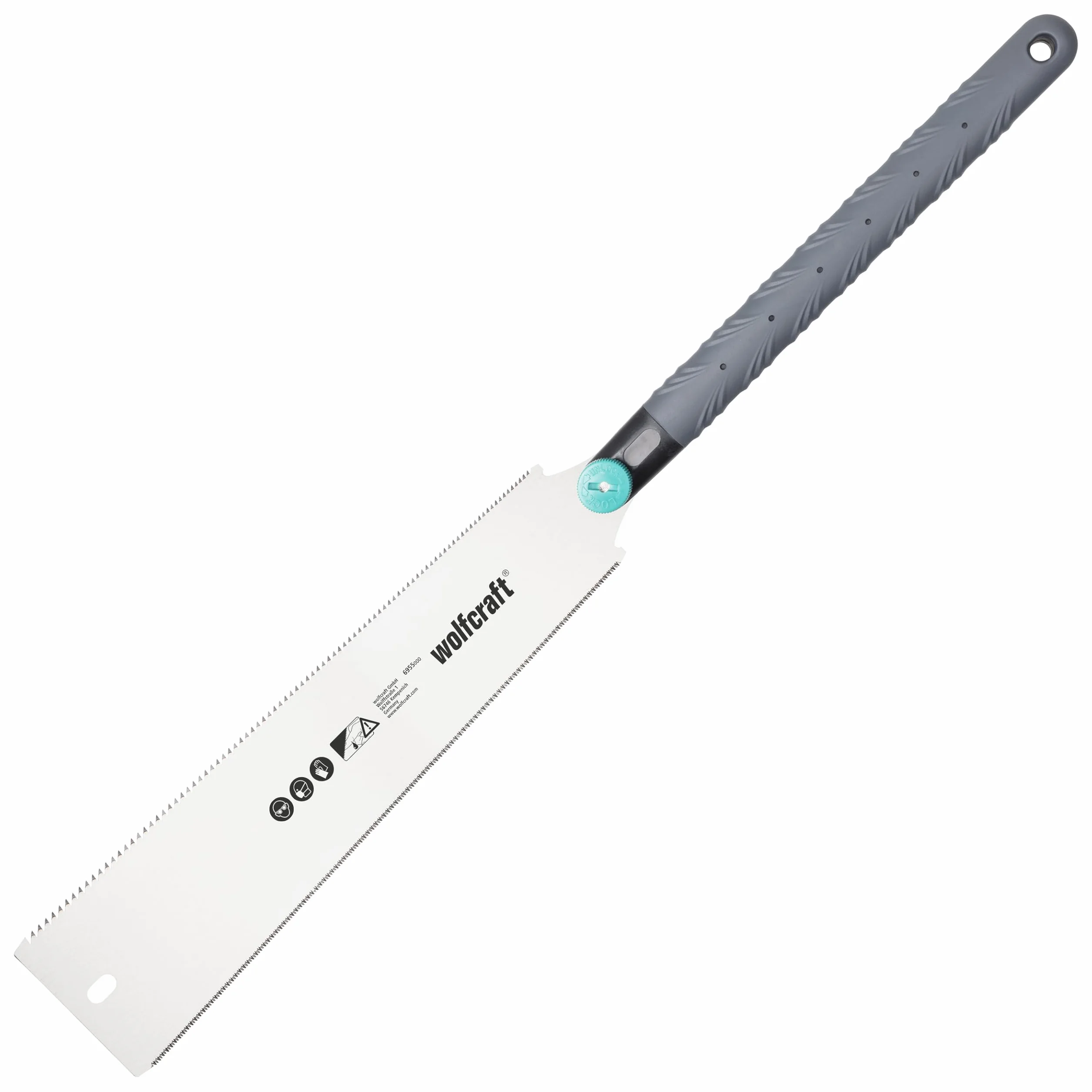 wolfcraft Japońska piła 330 mm I 6955000 I Do łatwego cięcia drewna i tworzyw sztucznych, idealna do listew przypodłogowych