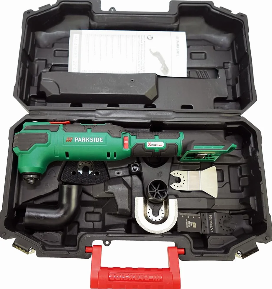 HEADNMORE® Bundle – PARKSIDE® akumulatorowe narzędzie wielofunkcyjne 20 V PAMFW 20 + breloczek do kluczy (w zestawie akumulator 1 x 4 Ah)