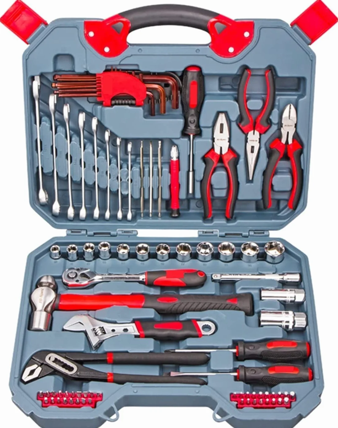 Narzędzie do naprawy samochodu klucz dynamometryczny z grzechotką klucz śrubokręt zestaw gniazd Combo zestaw narzędzi rower narzędzie do naprawy samochodów mechanik