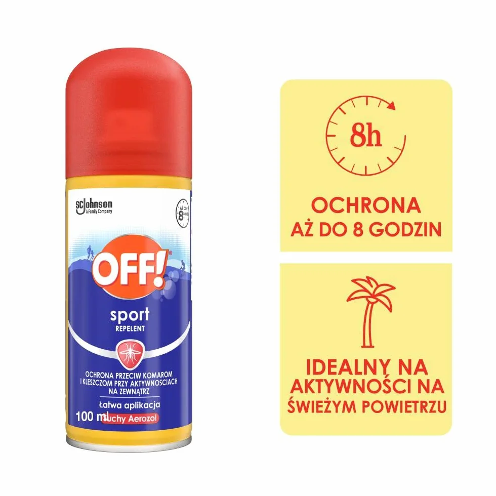 Off! Spray Przeciw Komarom i Kleszczom 100 ml