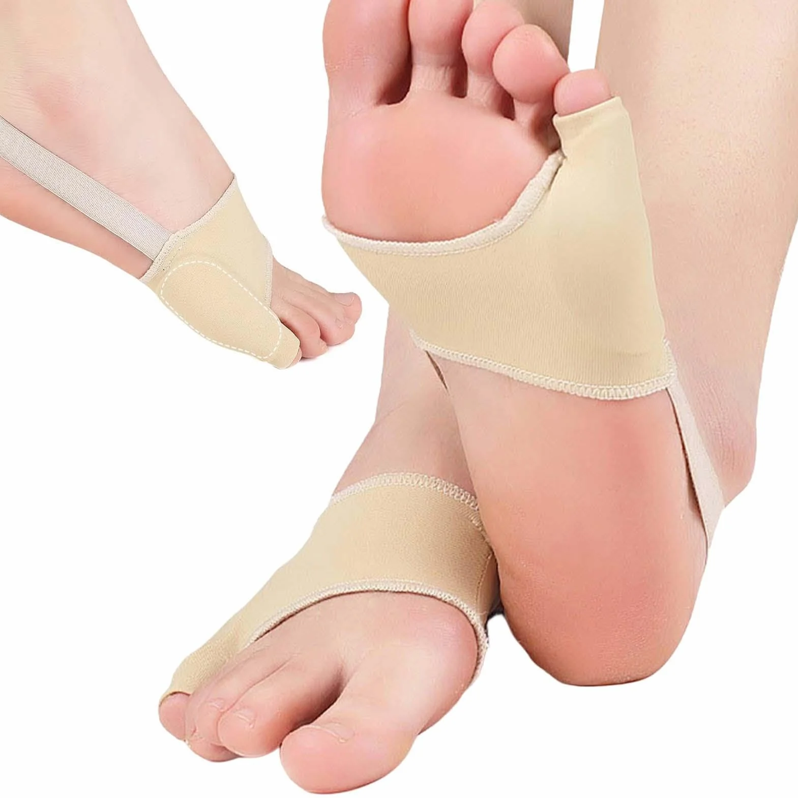 Przekładki na palce do stóp dla kobiet, Tailors Bunionette Splint Z Antypoślizgiem, Mały palec u nogi Szyna rękawa Bunionette Protector Relief Pinky Toe Separatory Korektor krawiecki dla koślawego
