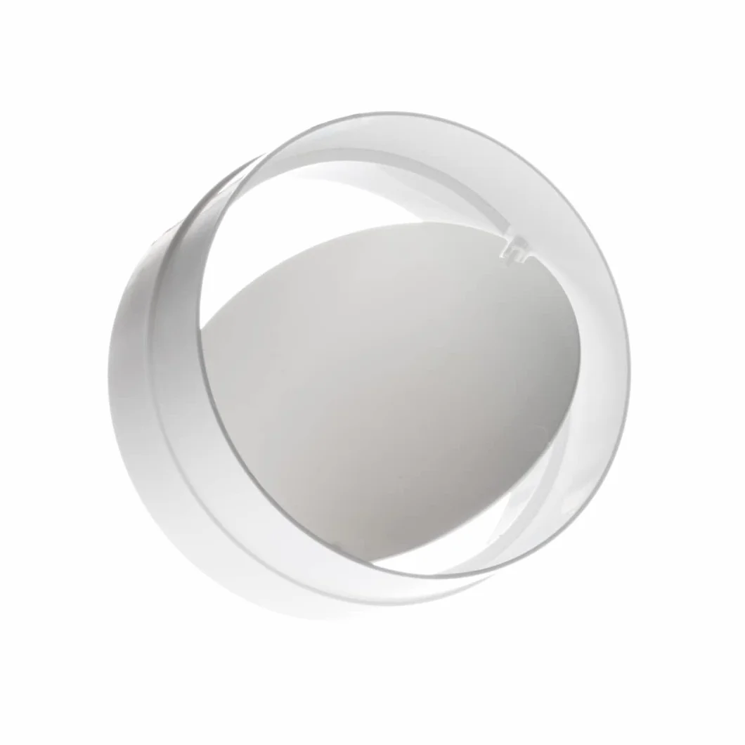 Łącznik z zaworem zwrotnym, łącznik, rura wentylacyjna, rura kanału okrągłego, Ø 125 mm, system wentylacyjny, kanał av125