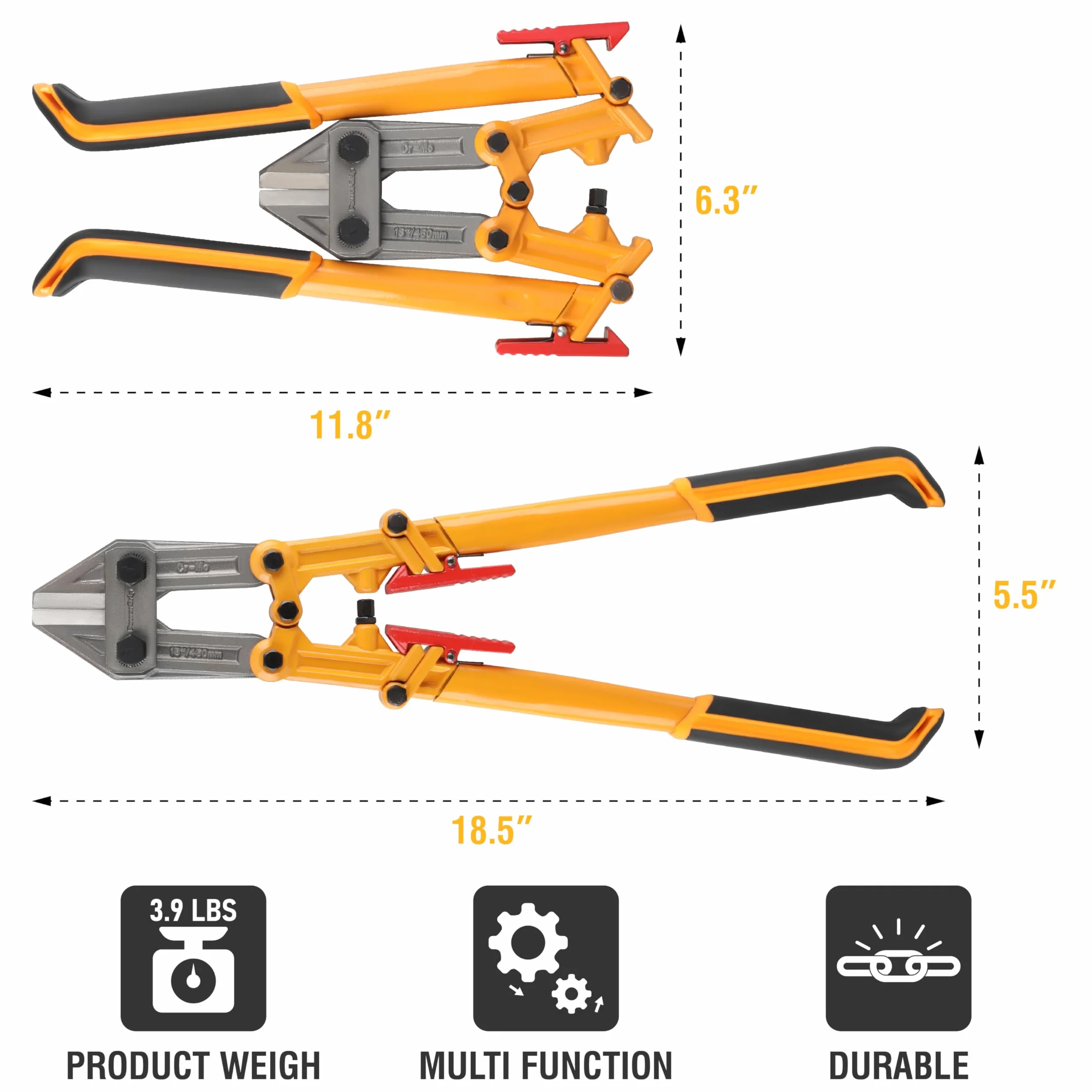 Olympia Tools Przecinak do śrub Power Grip, 39-118, 18 cali