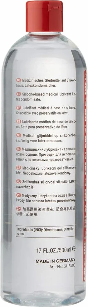 EROS Silk - lubrykant żel do masażu na bazie silikonu - Made in Germany (500 ml)