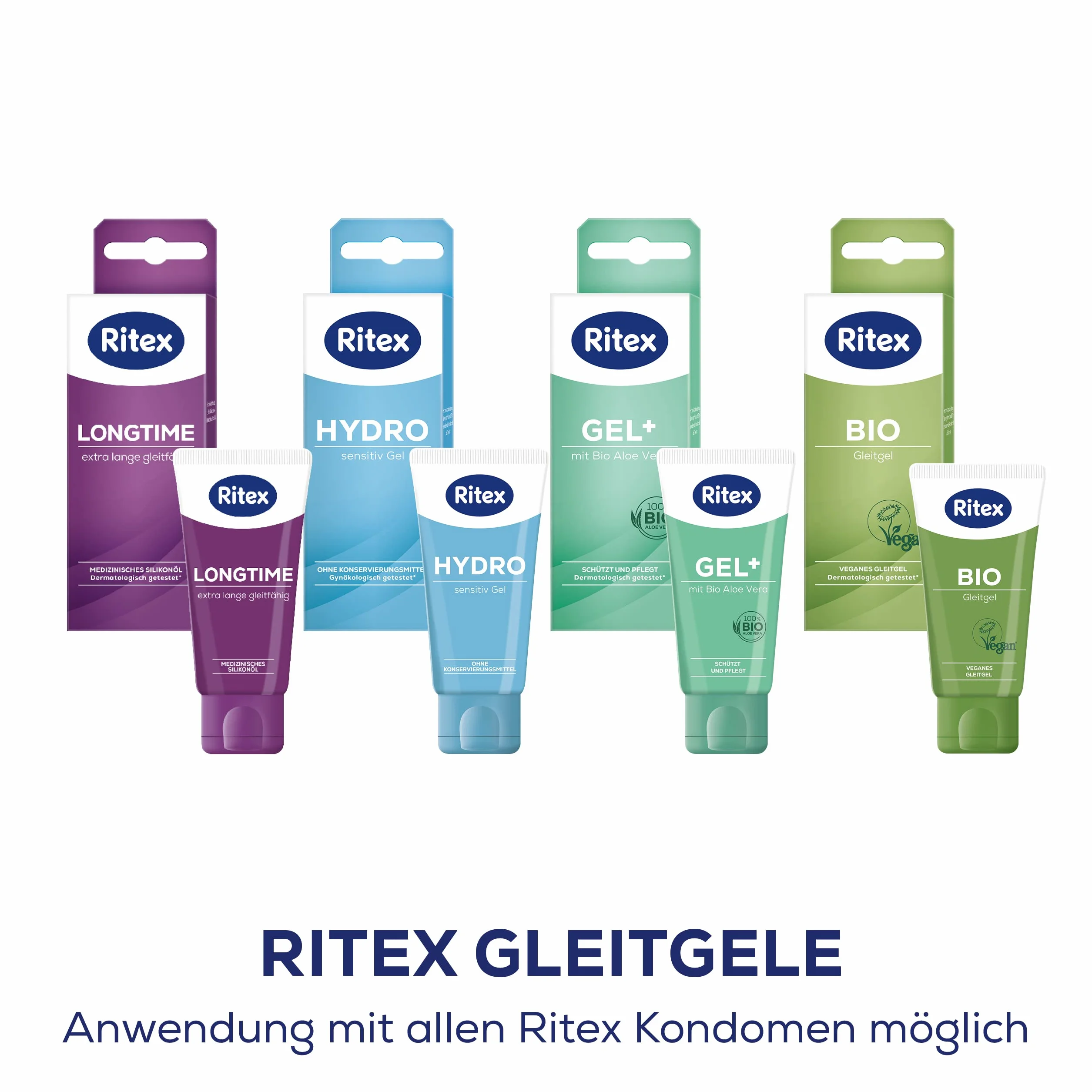 Ritex Żel HYDRO Sensitiv Lubrykant bez konserwantów, na bazie wody, 100 ml, Made in Germany