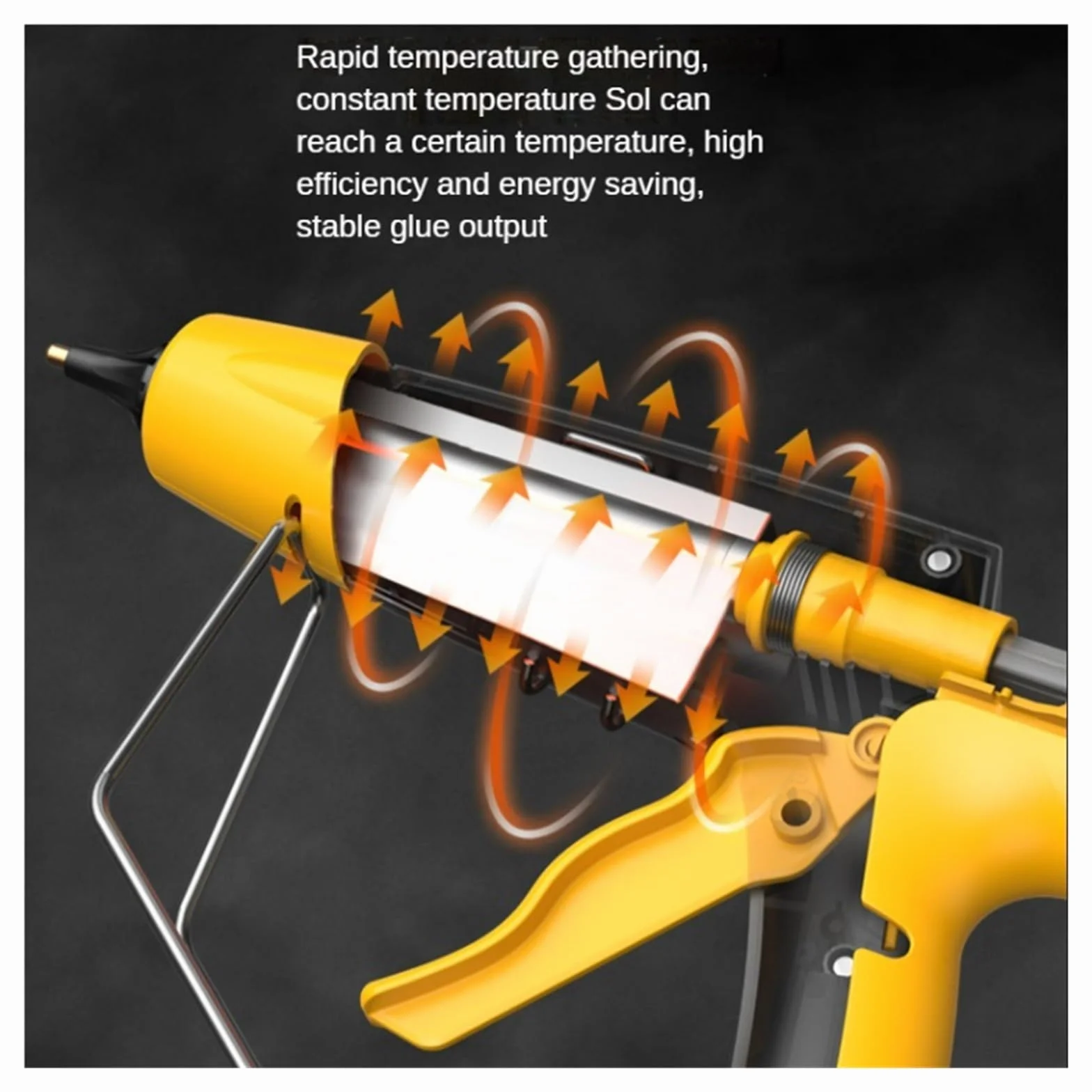 150W Pistolet Do Klejenia Na Gorąco Regulowana Temperatura 11 Mm Kleje Na Gorąco W Sztyfcie Gospodarstwa Domowego Narzędzia Do Rękodzieła DIY(150W-Digital-Red)