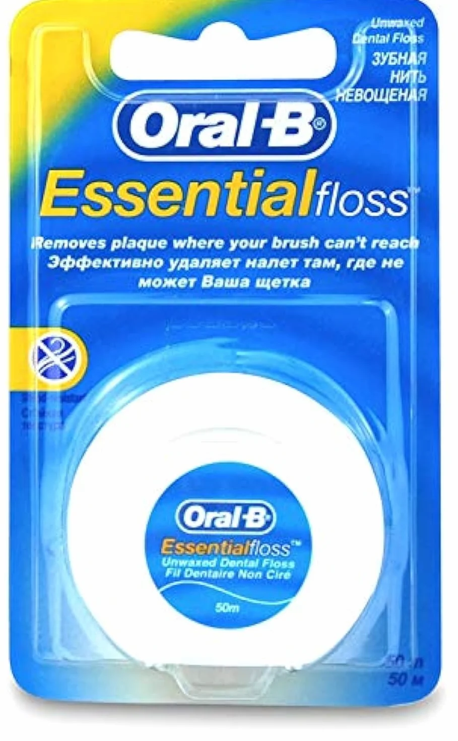 Oral B Essential Dental Floss Unwaxed 50 m (3)