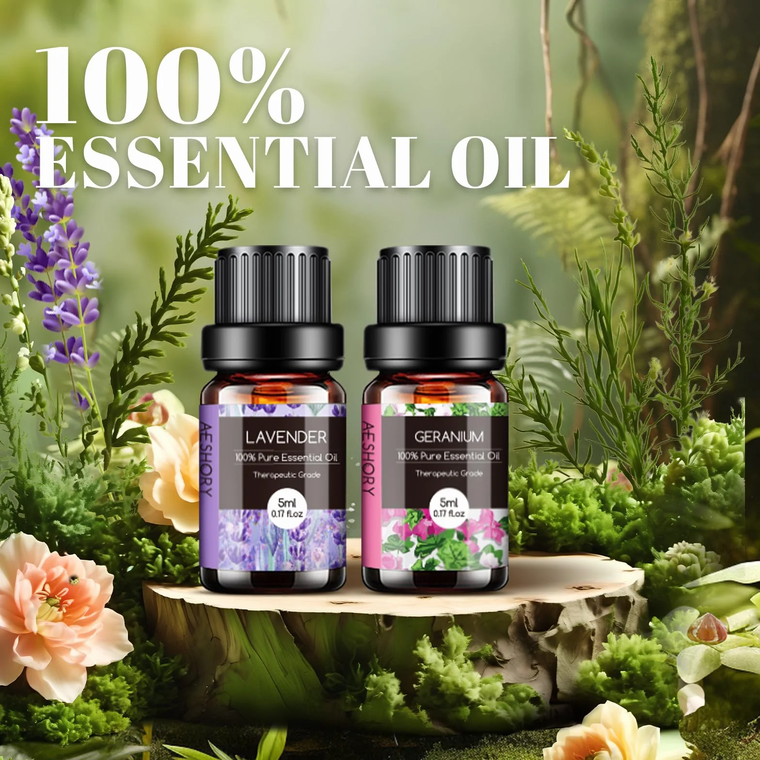 Aeshory Zestaw Olejków Eterycznych 26 x 5ml, 100% Czyste Olejki Aromaterapeutyczne Premium