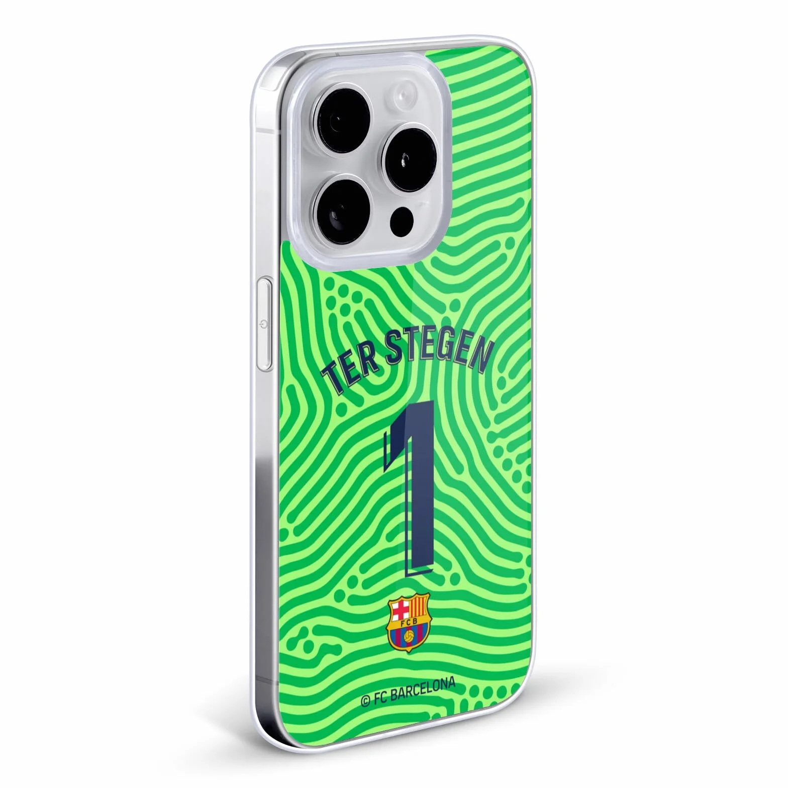 Head Case Designs Oficjalnie Licencjonowany FC Barcelona Marc-André ter Stegen 2020/21 Gracze Zestaw Domowy Grupa 1 Etui Zelowe [Ochrona Wojskowej Klasy] Kompatybilne z Apple iPhone 12 Mini