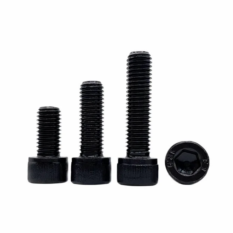 Długie śruby gniazda, 5/10pcs M5 M6 Długość 6-50 mm sześciokąta sześciokątowa śruby śrubowe Gniazdki 12,9 śruby ze stali węglowej DIN912)(50mm,M6-)