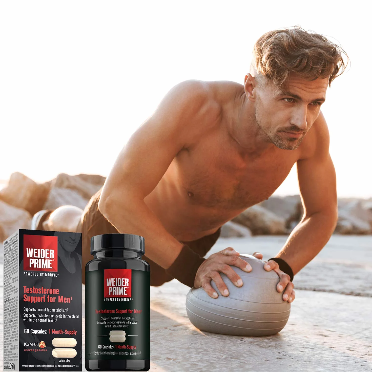 WEIDER Prime Testosterona Hombre kapsułki 60 kaps.