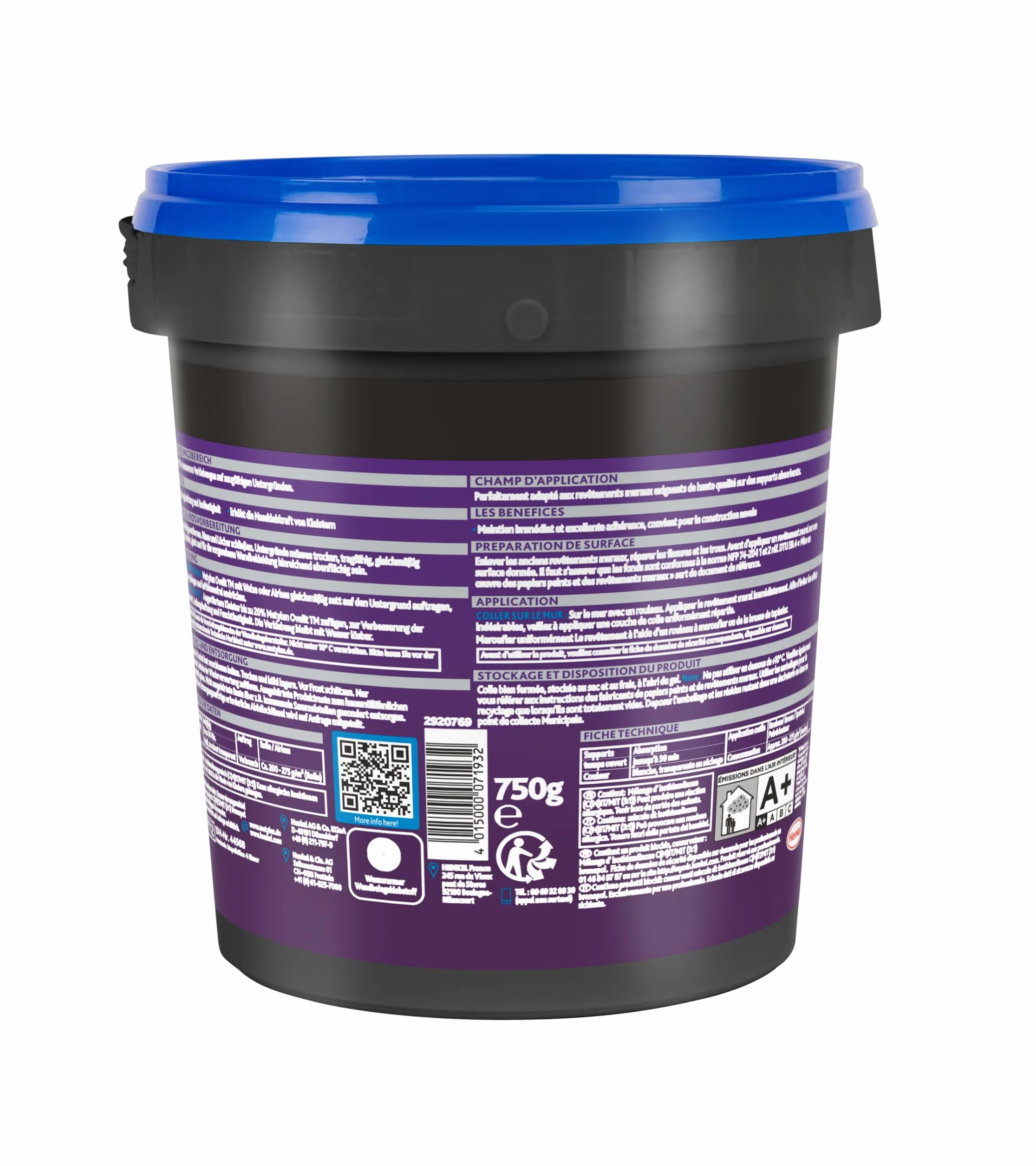 Metylan Ovalit TM klej do okładzin ściennych/dodatek do kleju 750 g, OVT12