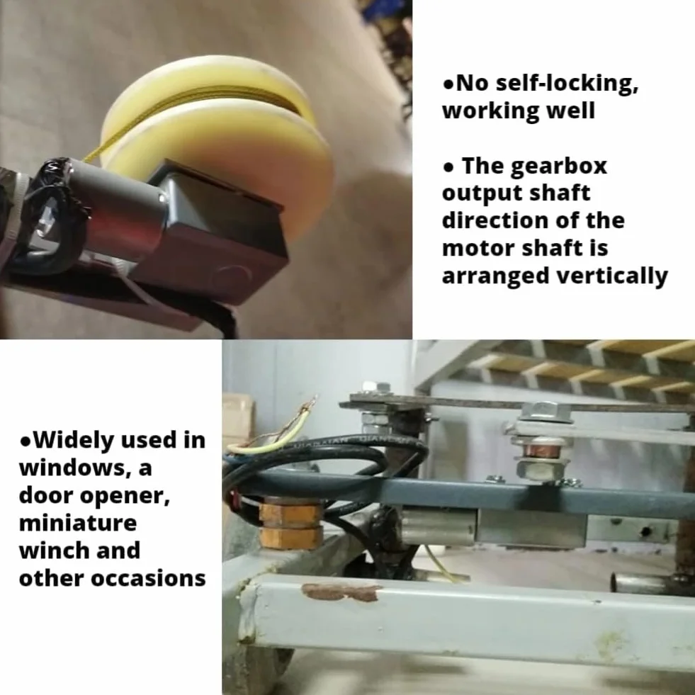 Reversible High Torque Getriebemotor DC 12V Reduktion Motor CW/CCW(62RPM)