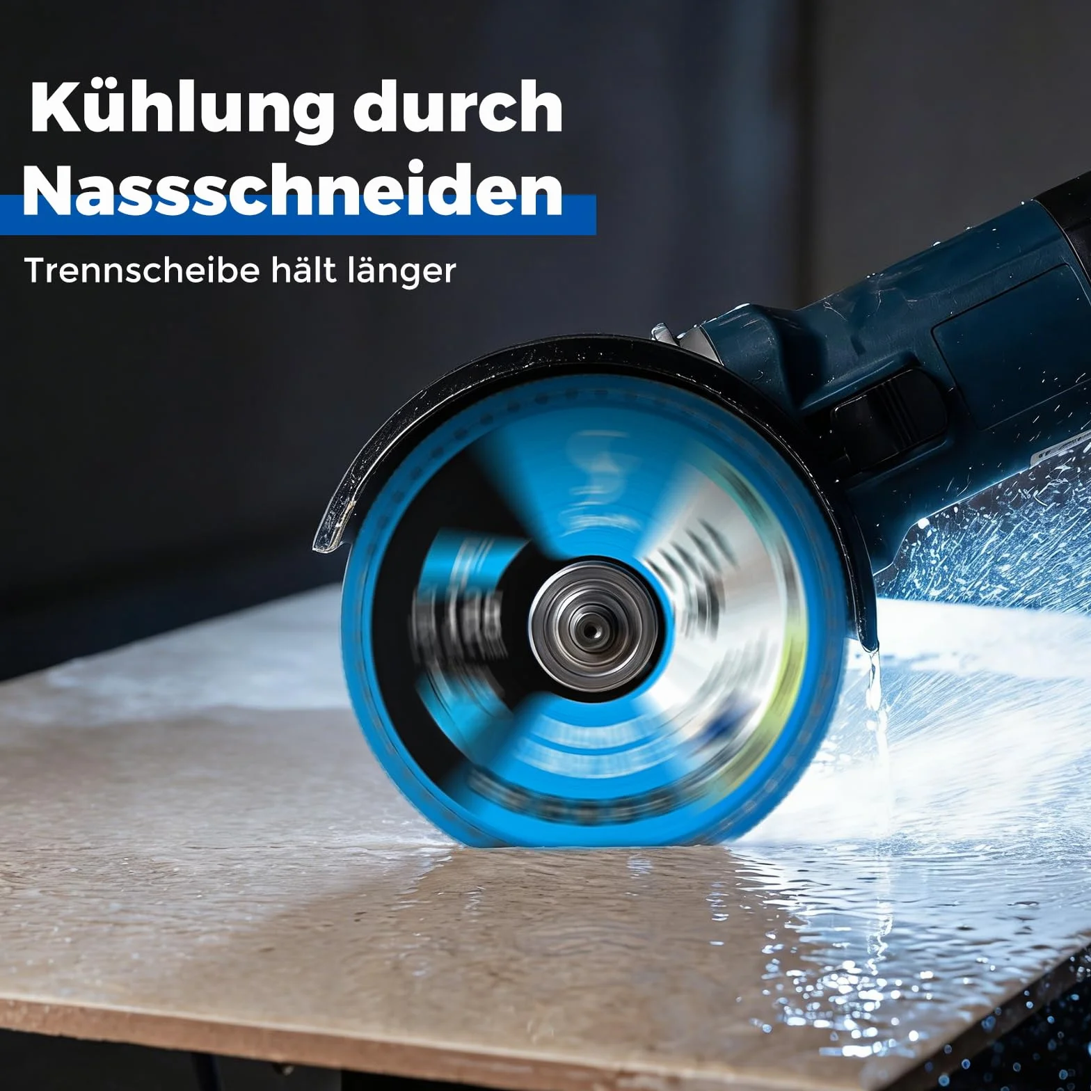 Diamentowa tarcza tnąca 3 sztuki, Ø 125 mm x 22,23 mm do szlifierek kątowych – uniwersalne ostrze diamentowe do płytek, PCW, metalu, szkła, profesjonalna tarcza tnąca do precyzyjnego cięcia