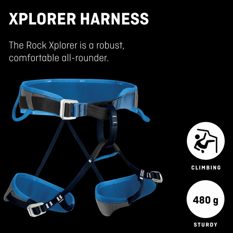 SALEWA Szelki wspinaczkowe Xplorer, szare, M/L
