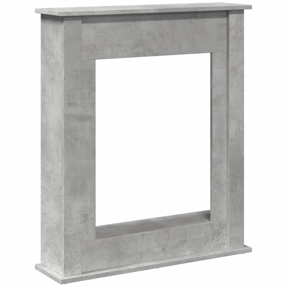 vidaXL Obudowa kominka szarość betonu 75x20x87,5 cm