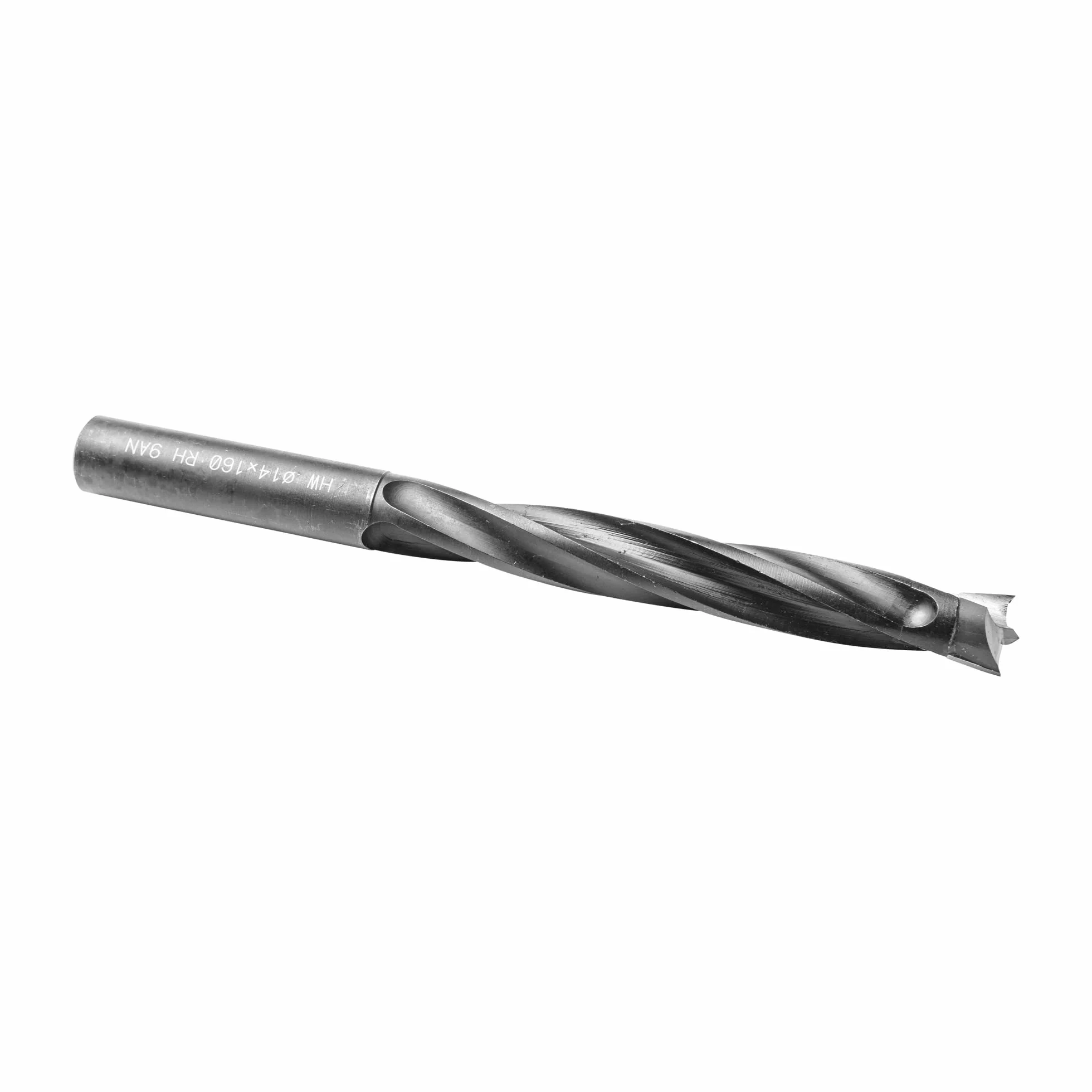 ENT 26409 Wiertlo krete do drewna z glowica w wegliku, chwyt (S) 14 mm, srednica (D) 14 mm, NL 105 mm, L 160 mm