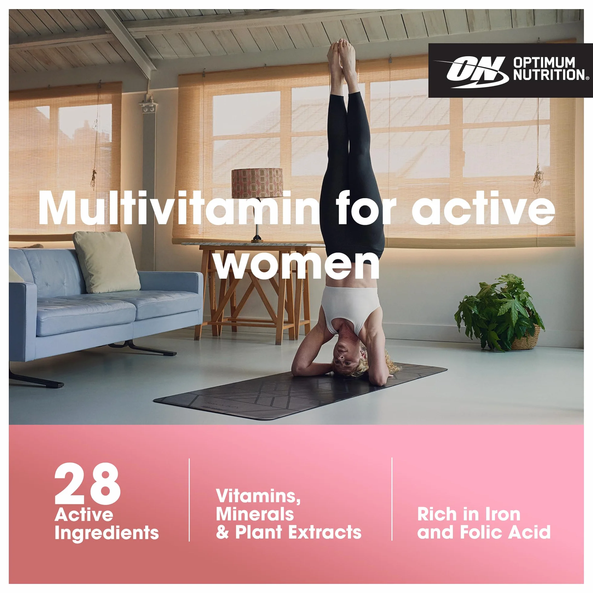 Opti-Women Multi-Vitamin Optimum Nutrition suplement dla kobiet 60 porcji 120 kapsułek