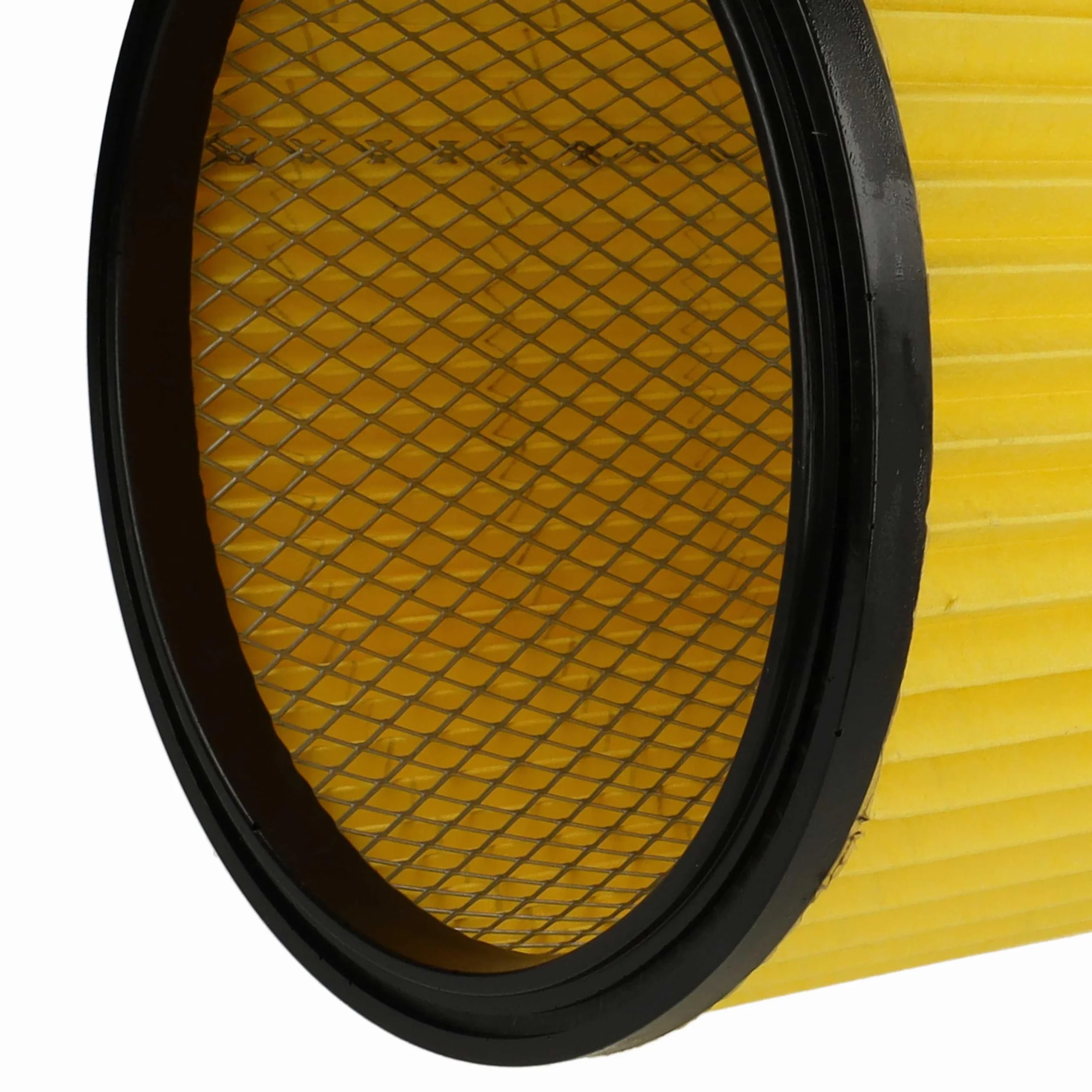 vhbw 4 x filtr składany kompatybilny z odkurzaczem Kärcher K 2901 PLUS (1.085-810.0), K 2901 S (1.085-812.0) - filtr nabojowy, żółty, zmywalny