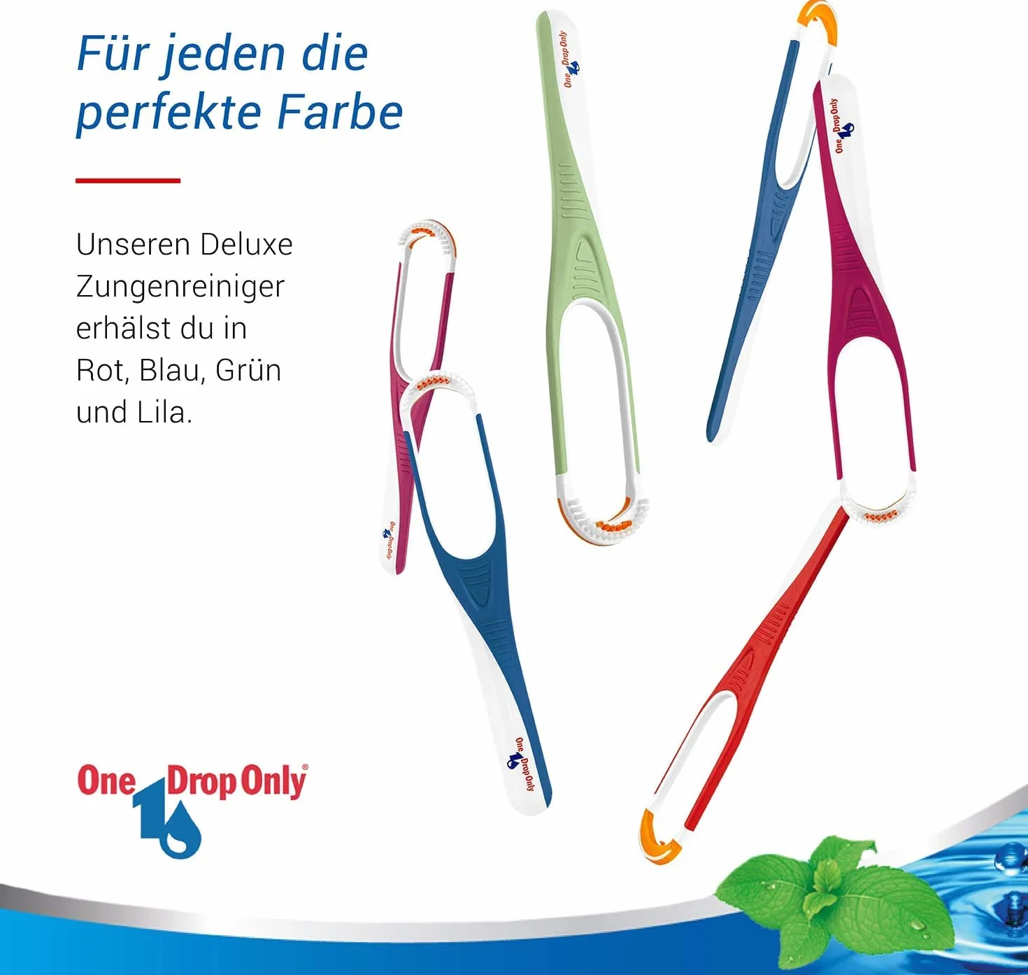 One Drop Only Profesjonalny środek do czyszczenia języka, 1 sztuka (sortowane)
