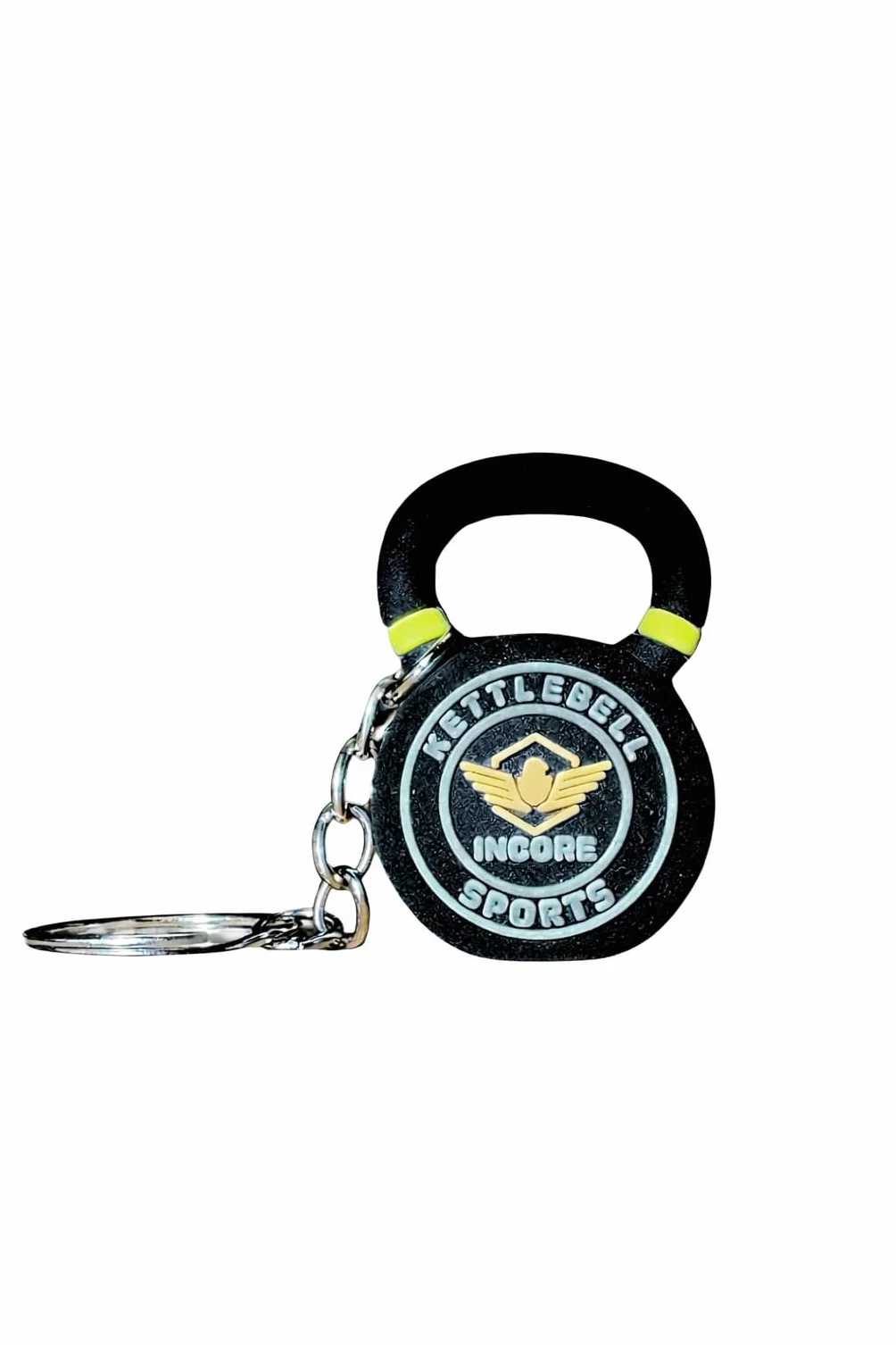 Brelok do kluczy kettlebell żeliwny czarny Incore Sports