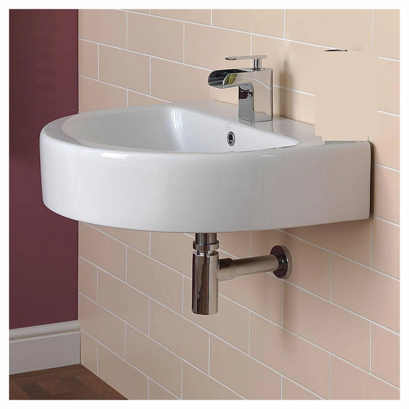 RAHBI Luksusowy matowy czarny mosiądz Euro Umywalka Butelka Hydraulika Rura do mycia Łazienka Syfon Syfon w nowoczesnym stylu leisurely (Color : Polish Chrome)