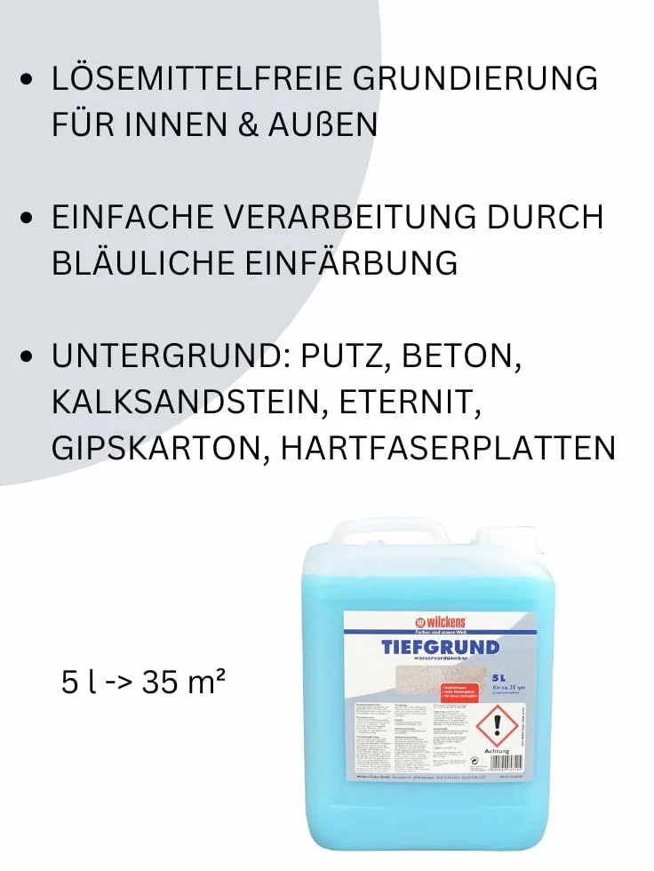 Wilckens Środek gruntujący LF, 10 L, niebieski 13000100110