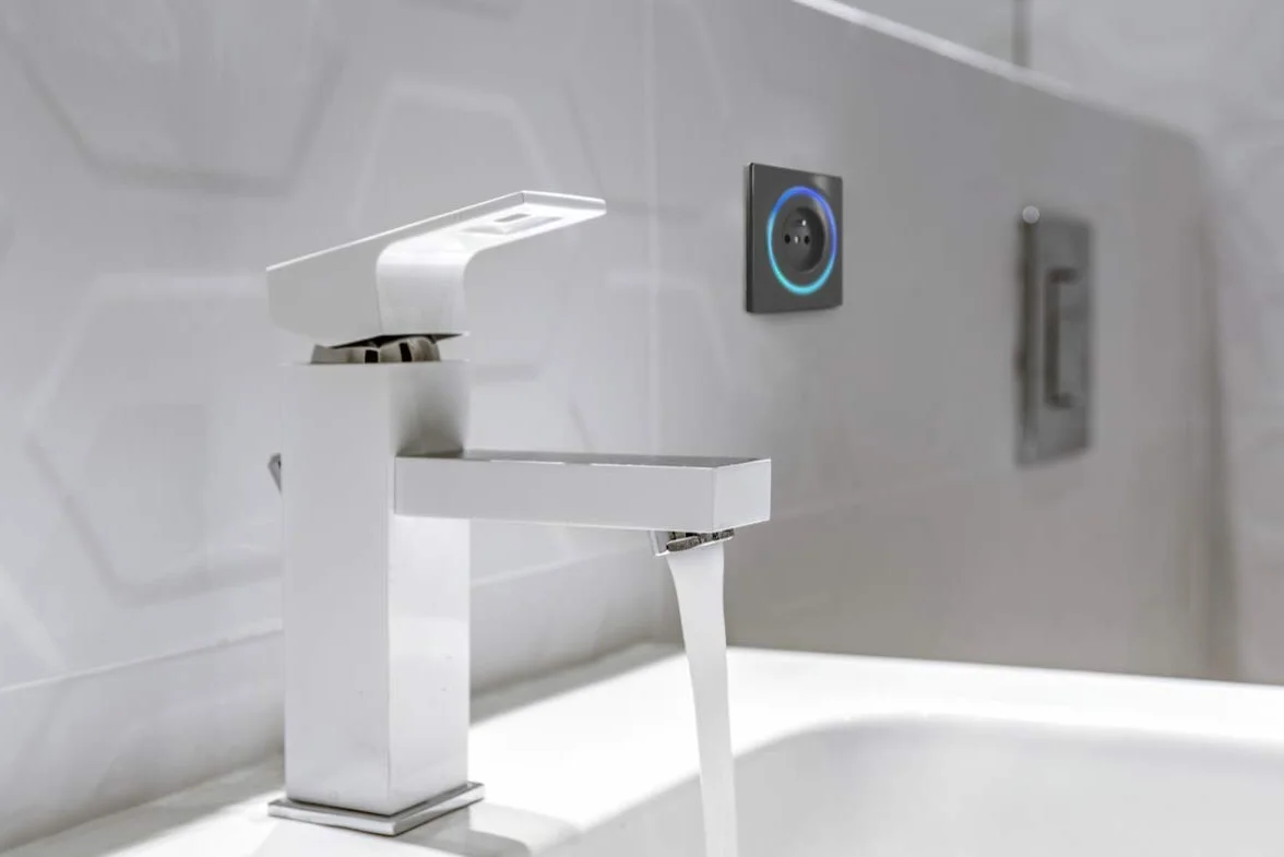 FIBARO Walli Roller Shutter Z-Wave Plus Smart Home podtynkowy przełącznik rolety antracyt FGWREU-111-8