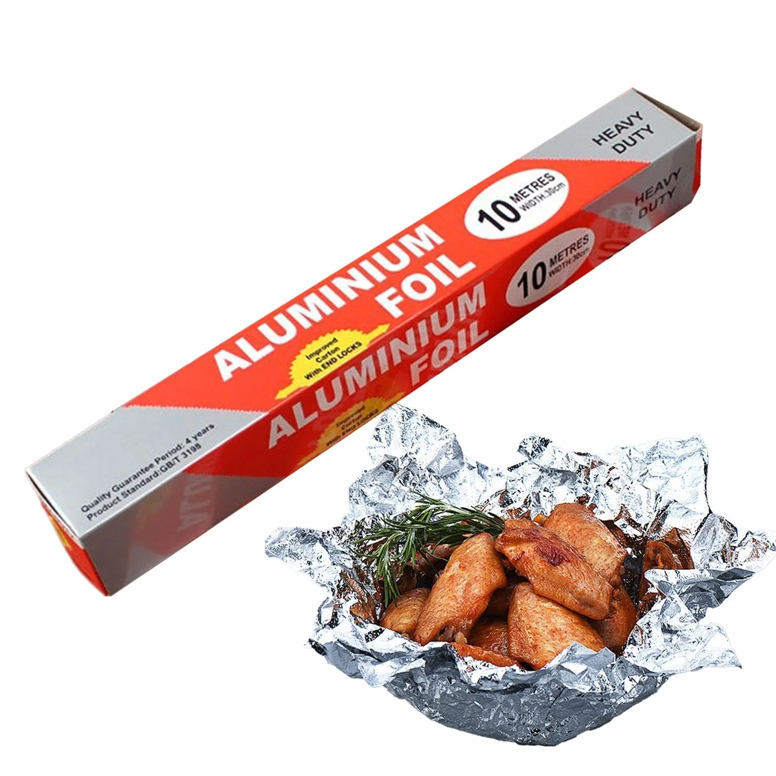 Aluminum Foil Roll, Non-stick Foil, Food Safe Foil Wrap, Kitchen Foil With Cutter, Casserole Cover Foil, Heavy-duty Aluminum Foil, Reusable Foil Roll, Kitchen Wrap Foil, Food Wrap For Leftovers, Cooki
