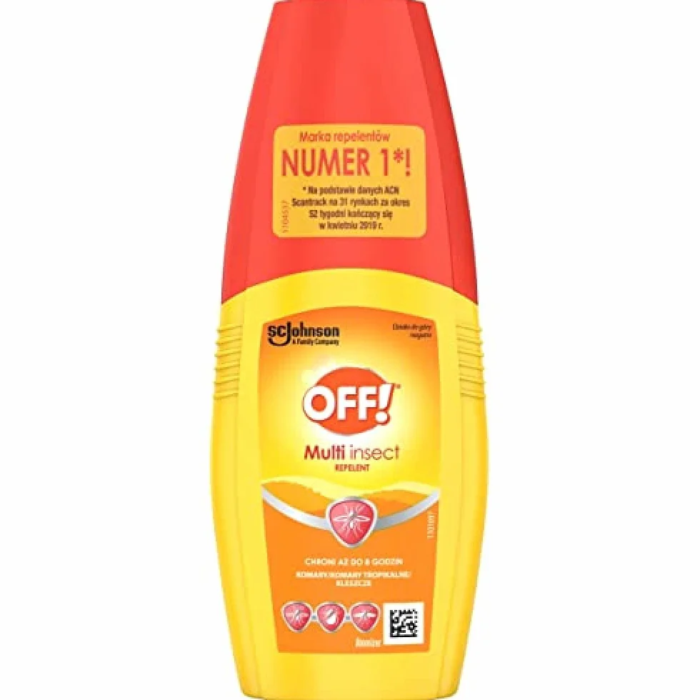 OFF! Multi Insect Środek Odstraszający Owady Atomizer 100 ml 8h Ochrona