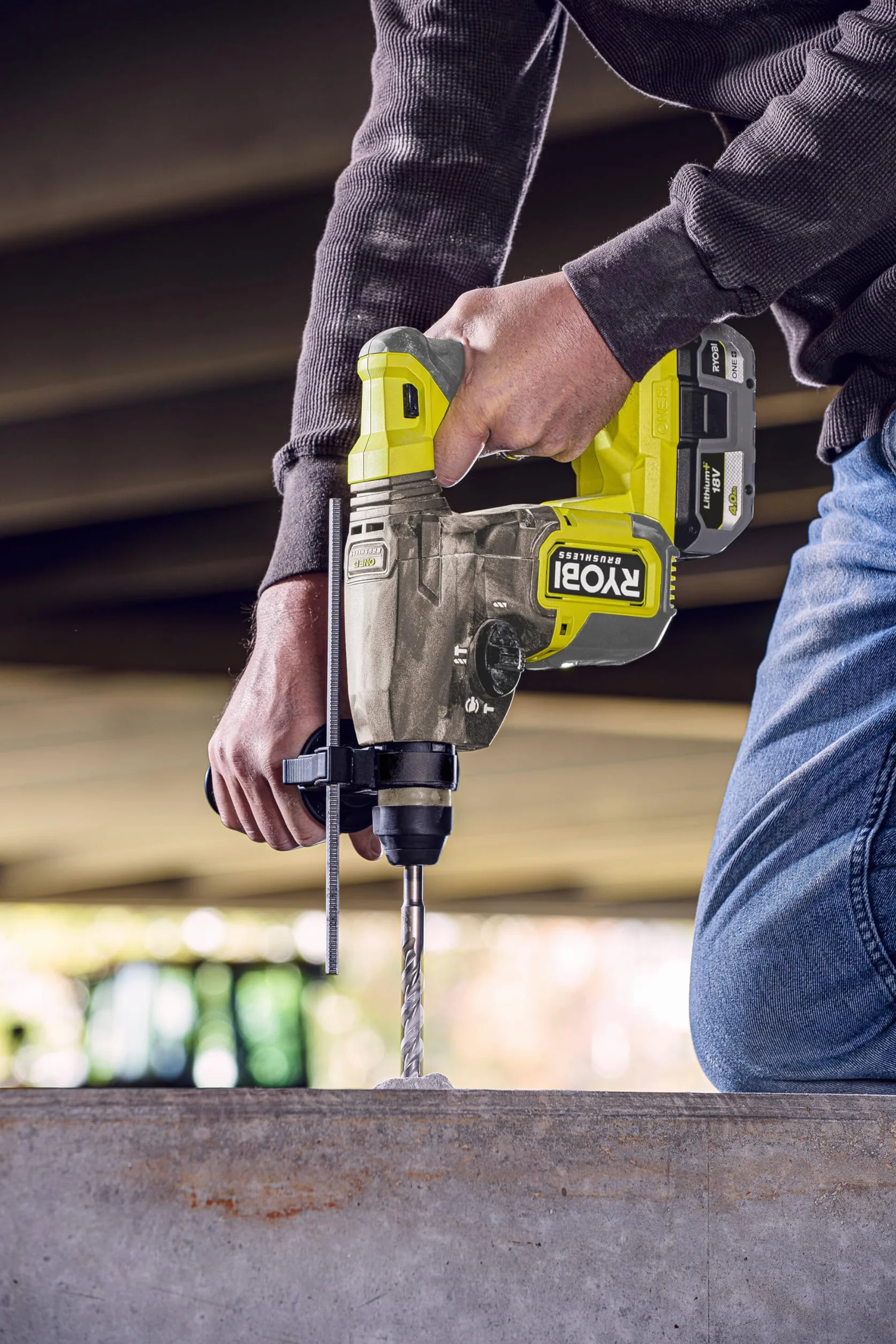 Ryobi RSDS18BL-0 18V ONE+ Bezprzewodowe bezszczotkowe wiertło SDS+ (gołe narzędzie)