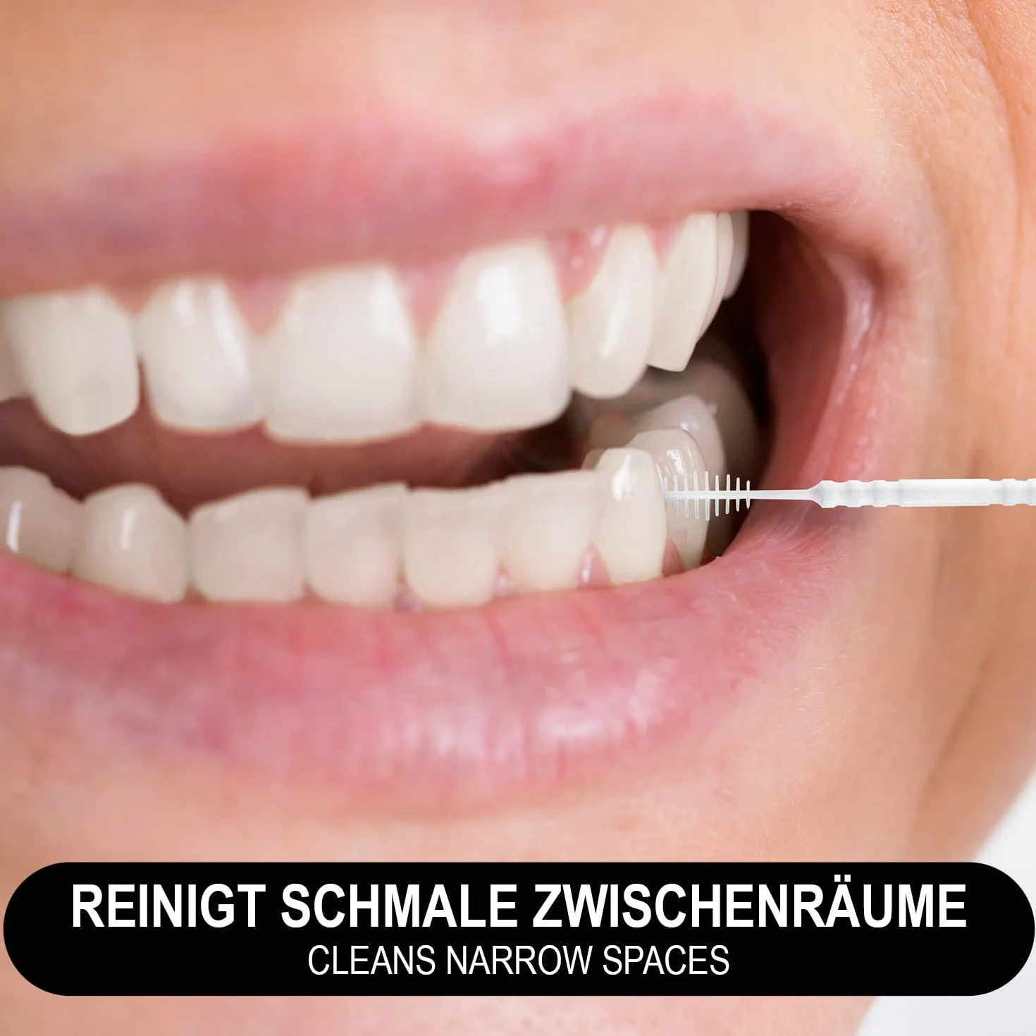 COM-FOUR® 120x szczoteczka miedzyzebowa, szczoteczki miedzyzebowe w dozowniku, pielegnacja zebów w podrózy i poza nia, szczoteczka do czyszczenia zebów z wykalaczka (120 sztuk - w dozowniku)