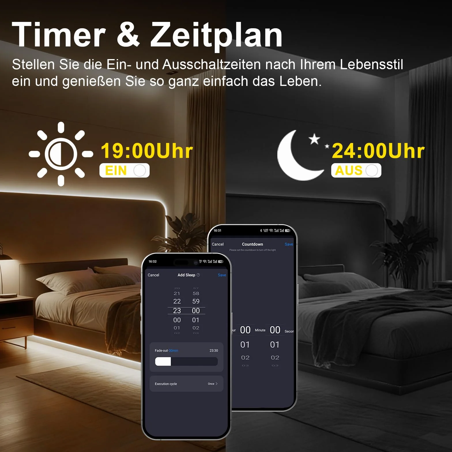 Ściemniacz LED WiFi Single Colour 12 V/24 V – Smart Home Controller z aplikacją Tuya/Smart Life, automatyczne przełączanie Bluetooth, moc 15 A, 2 x V +/V, 2,4 G RF Touch pilot zdalnego sterowania z