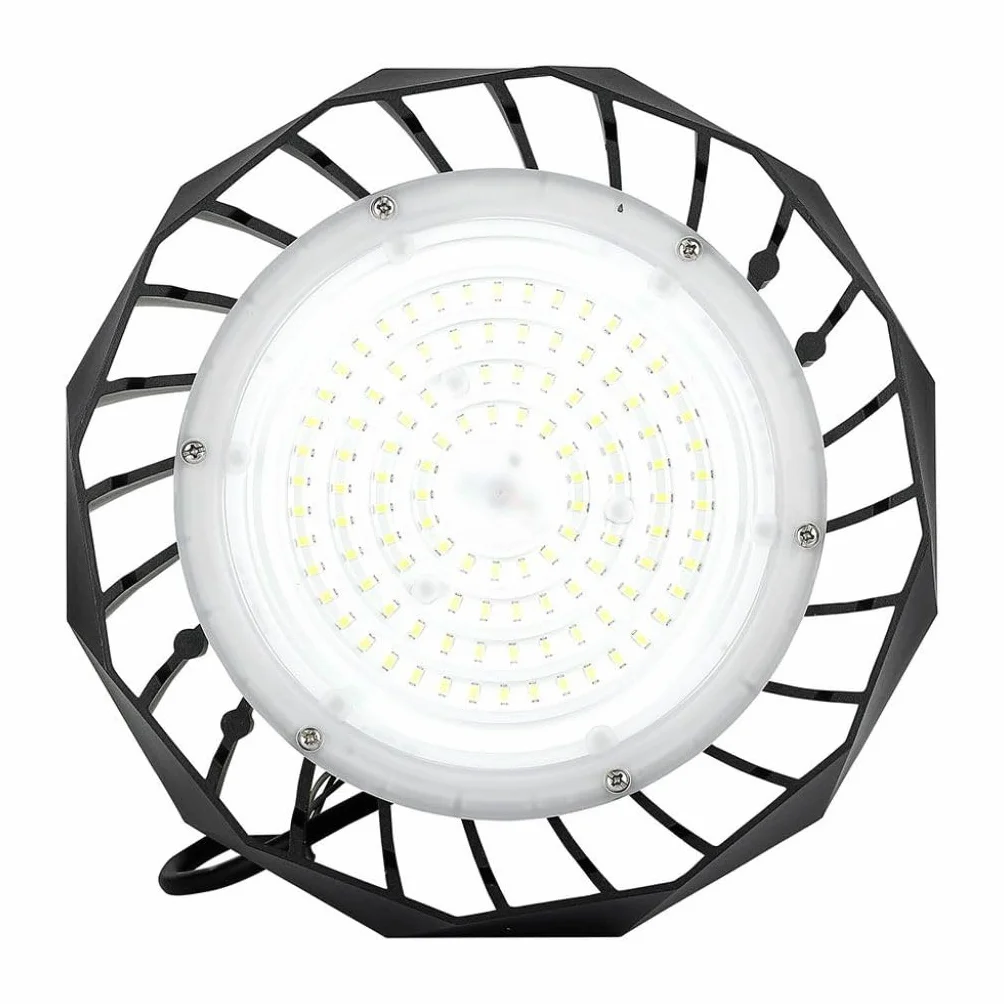 LEDLUX FE56100N reflektor LED dzwonek przemysłowy UFO 100W 4000k 90 stopni 120 lm/W IP65 ściemnialny 1-10 V Smd Chip Samsung 5 lat SKU-583