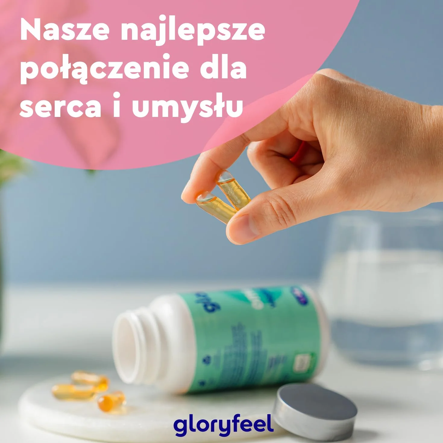 Omega-3 wegańskie z oleju z alg (1440 mg), kapsułka - markowy surowiec Life's™ OMEGA-wysoka dawka 432 mg DHA i 216 mg EPA (w postaci trójglicerydów) -testowane laboratoryjnie i produkowane w Niemczech