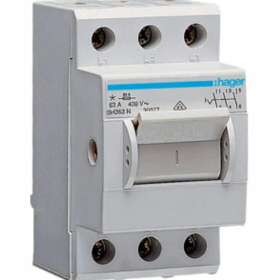 Busch-Jaeger Hager SH363N 3S Kompaktowy 63A 400V AC 2, 5PLE