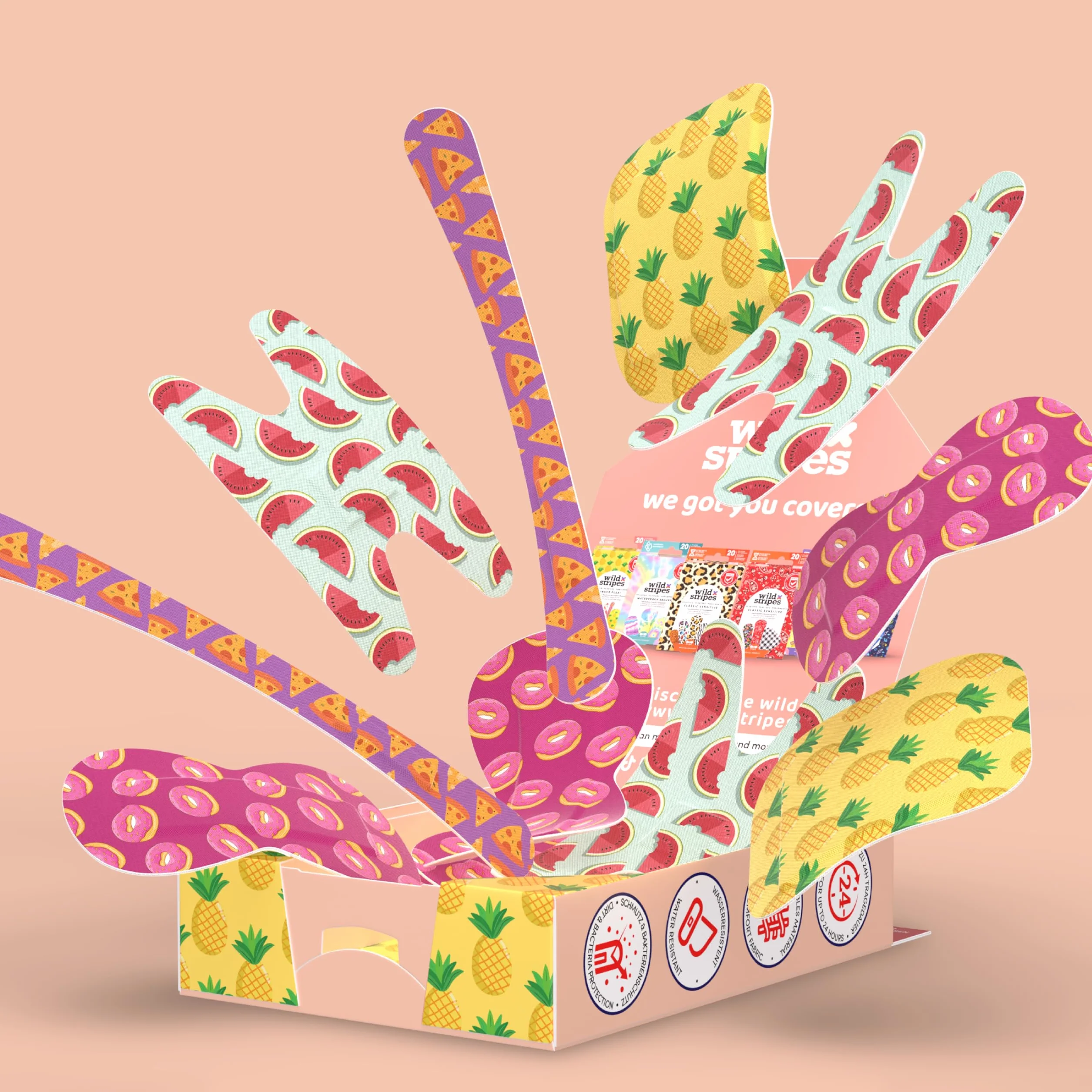 Wild Stripes Finger Flexi Food Wodoodporny Elastyczny