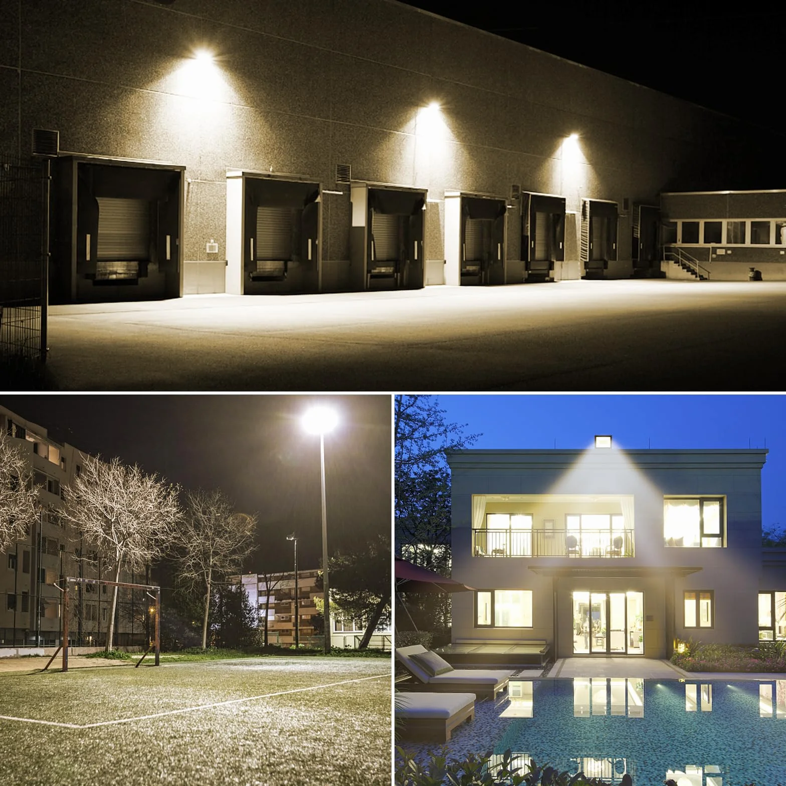RIGIDON Reflektor LED z czujnikiem ruchu, 20 W, 2000 lm, reflektor zewnętrzny z czujnikiem ruchu, 3000 K, ciepła biel, wodoszczelny, lampa zewnętrzna, lampa zewnętrzna do ogrodu, garażu, podwórka, na