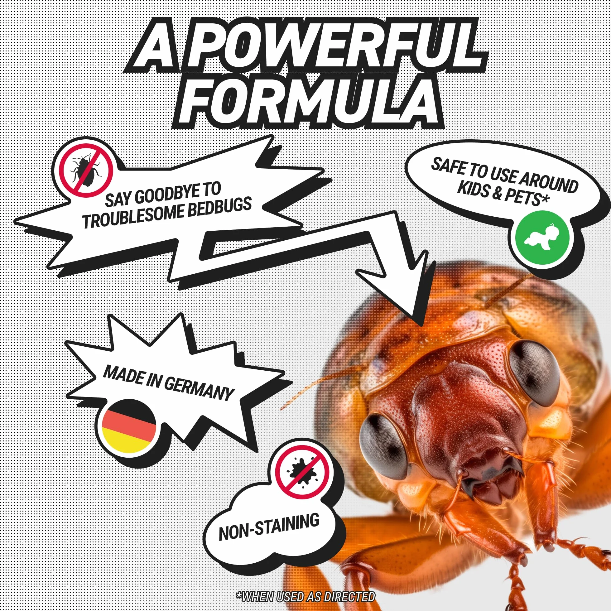 RepellShield Bed Bug Spray jako skuteczny środek przeciwko pluskwom - 250ml - Natural Anti Bed Bug Spray jako delikatne rozwiązanie do zwalczania pluskiew, spray na pluskwy,