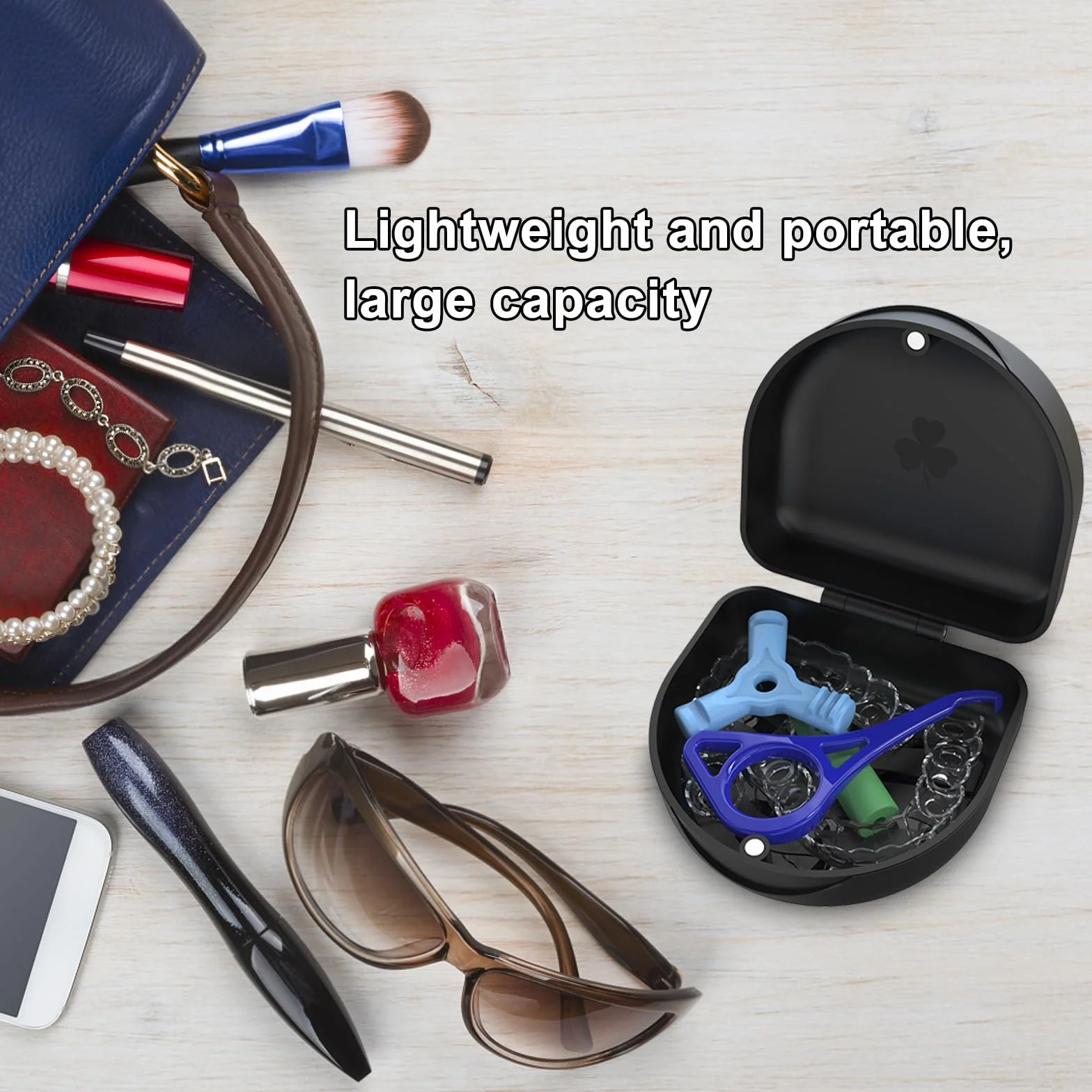 Etui ustalające protezę: BVN Ortodontyczna obudowa dentystyczna, smukły futerał na aparaty ortodontyczne, etui ochronne na usta, pudełko na protezę, etui wyrównujące zęby, obudowa nocna pojemnik do