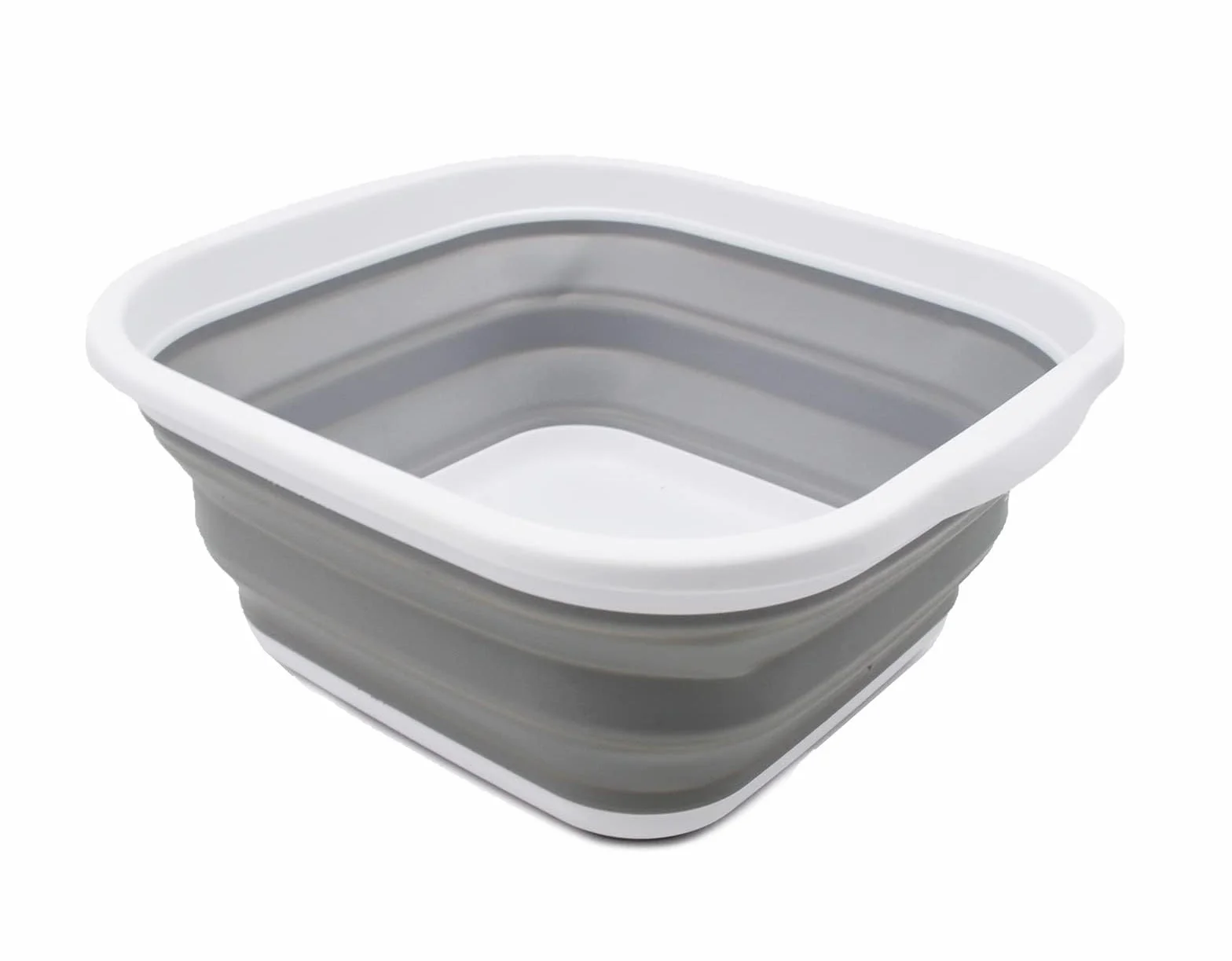 SAMMART Składana wanna do mycia 5,5 l (biało-szara, tubka 5,5 l)