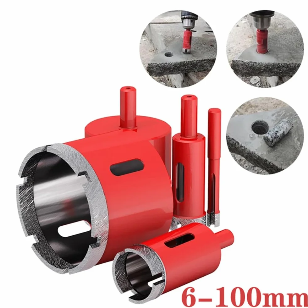 Wiertło rdzeniowe diamentowe, Otwornica diamentowa 6-100 mm do marmuru, granitu, cegły, płytek, ceramiki, betonu(95mm)
