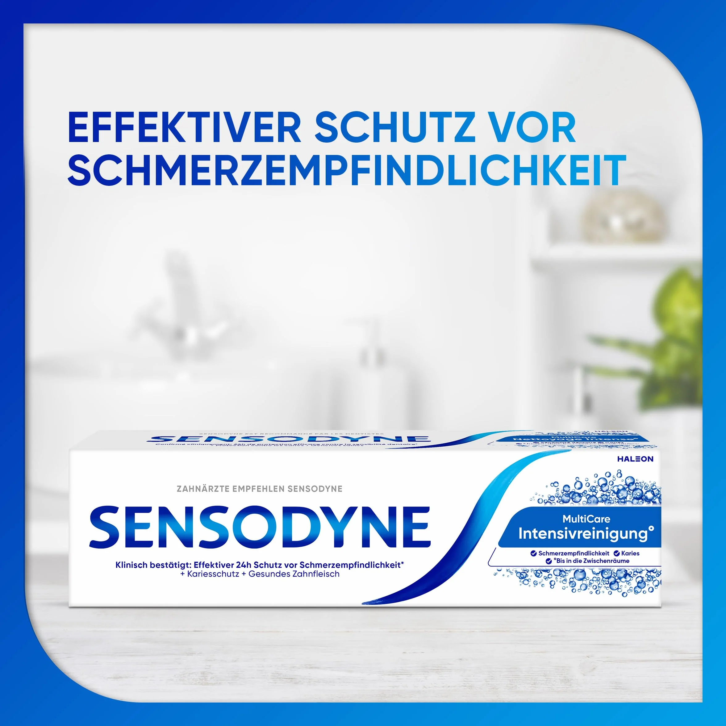 Sensodyne MultiCare Intensywne czyszczenie° pasta do zębów, 75 ml, codzienna pasta do zębów z fluorkiem, w przypadku wrażliwych na ból zębów