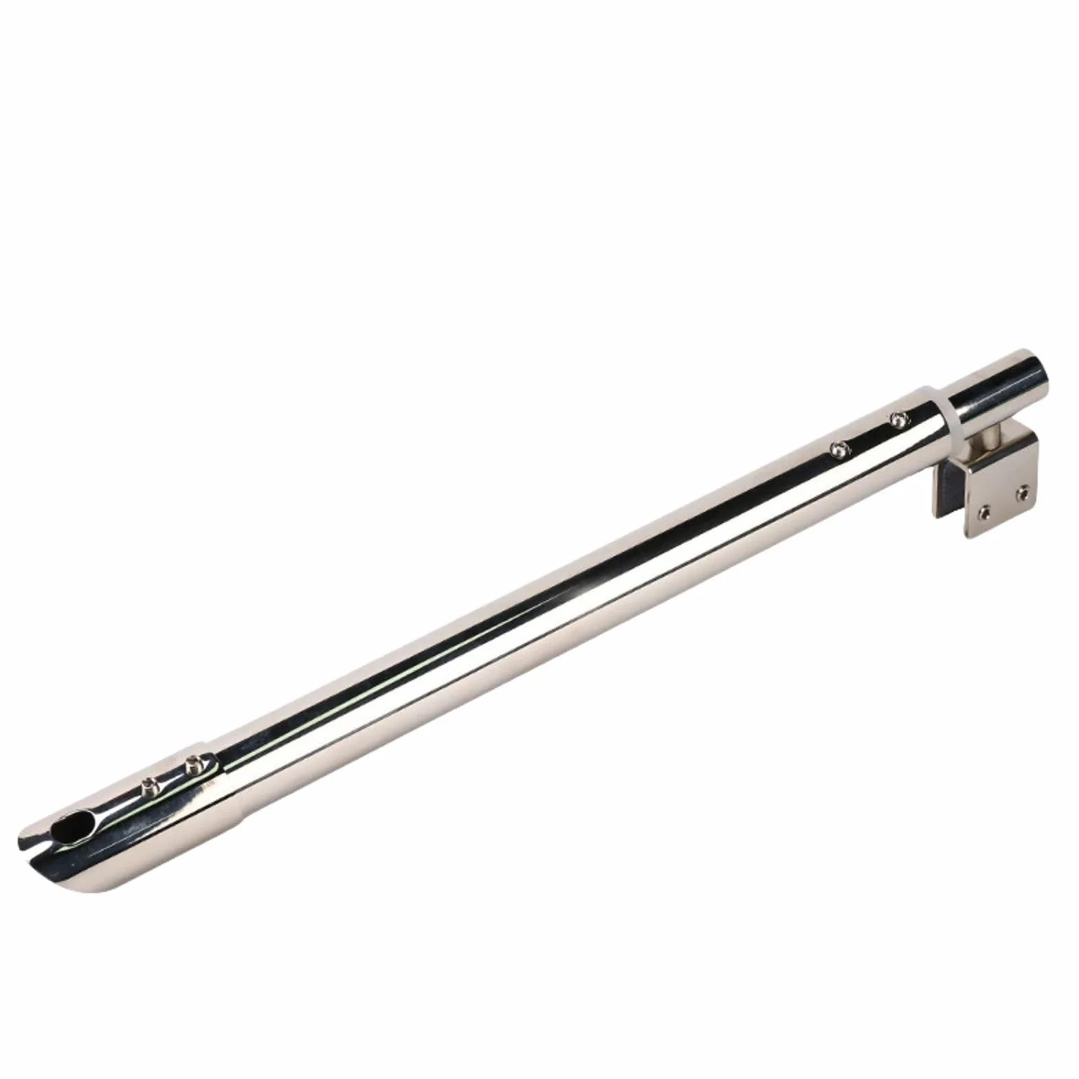 Pręt prysznicowy ze stali nierdzewnej, regulowany 600 mm do 800 mm, 25 mm, kompatybilny ze szkłem 8-12 mm, ramię wspornika ścianki (B)